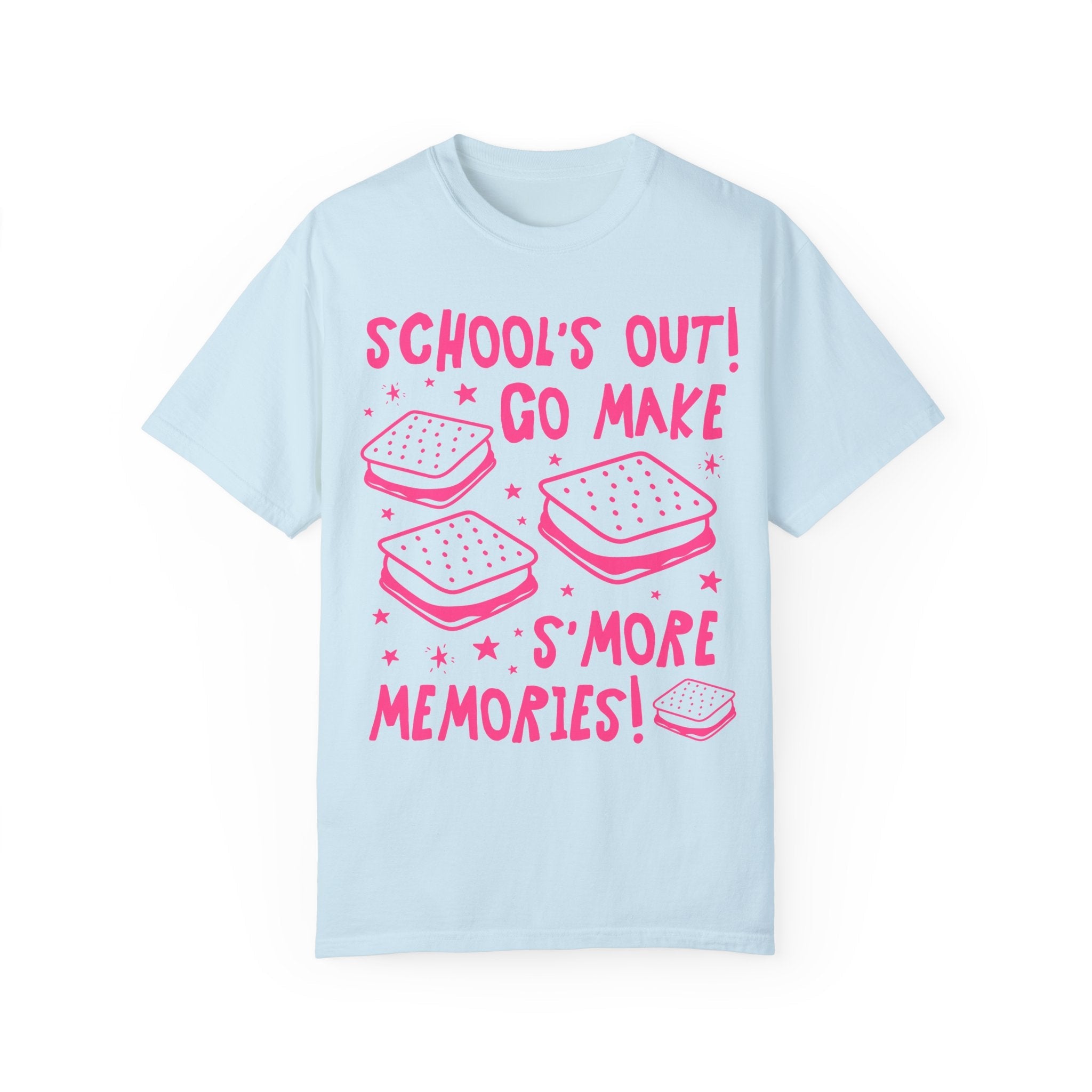 Funny Last Day of School Teacher Tee Shirt, Middle School, High School Teacher Who Loves S'mores or Baking, Funny Saying End of School Tee - Opal and June