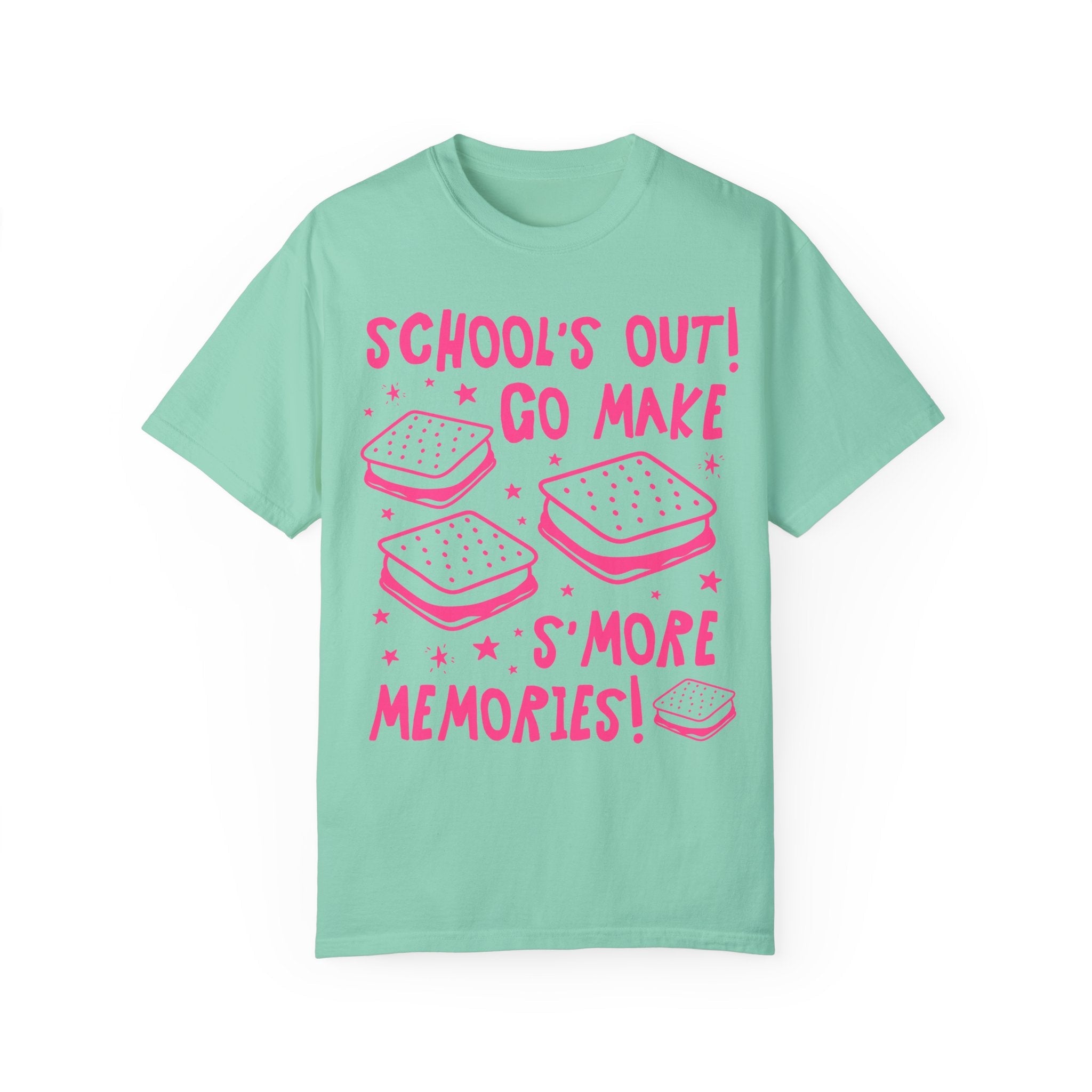 Funny Last Day of School Teacher Tee Shirt, Middle School, High School Teacher Who Loves S'mores or Baking, Funny Saying End of School Tee - Opal and June
