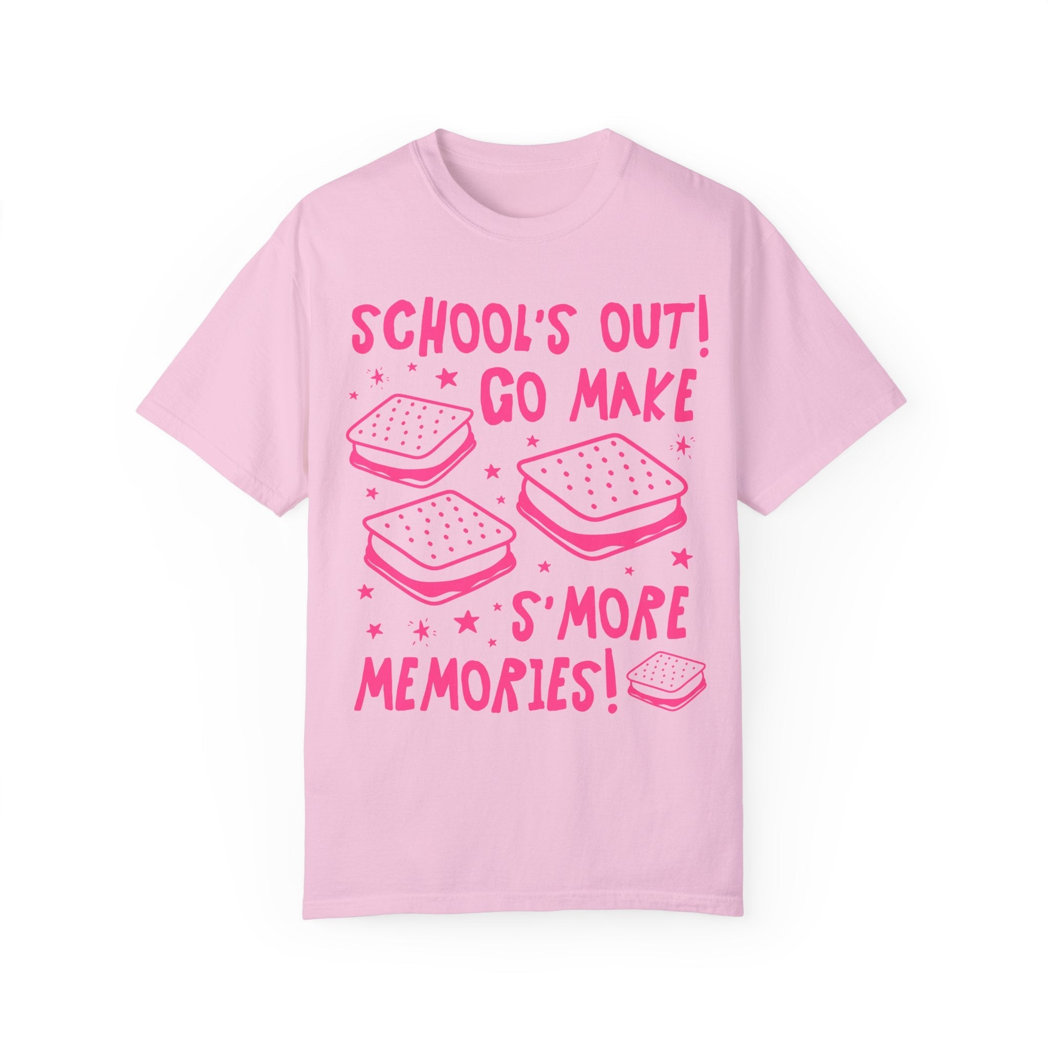 Funny Last Day of School Teacher Tee Shirt, Middle School, High School Teacher Who Loves S'mores or Baking, Funny Saying End of School Tee - Opal and June