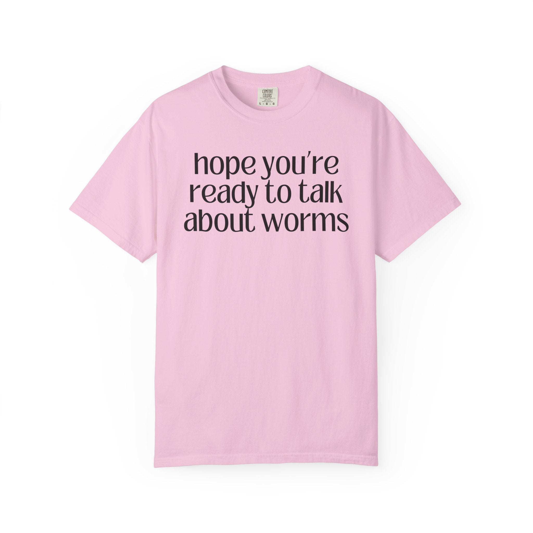 Funny Minimal Worm Tee Shirt: Vermeologist or Biology Teacher T-Shirt, Gift for Friend Who Loves Worms, Funny Sarcastic Worm Lover Present - Opal and June