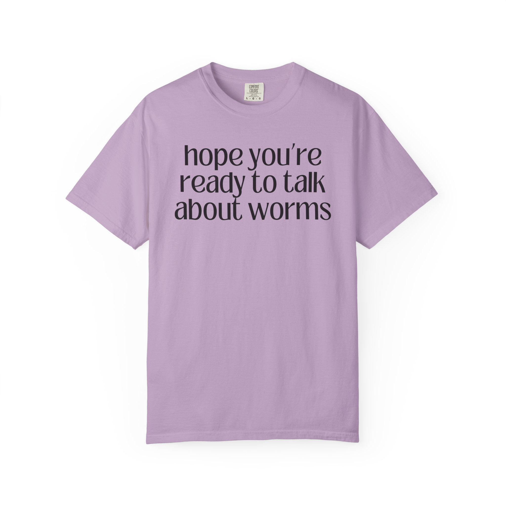 Funny Minimal Worm Tee Shirt: Vermeologist or Biology Teacher T-Shirt, Gift for Friend Who Loves Worms, Funny Sarcastic Worm Lover Present - Opal and June