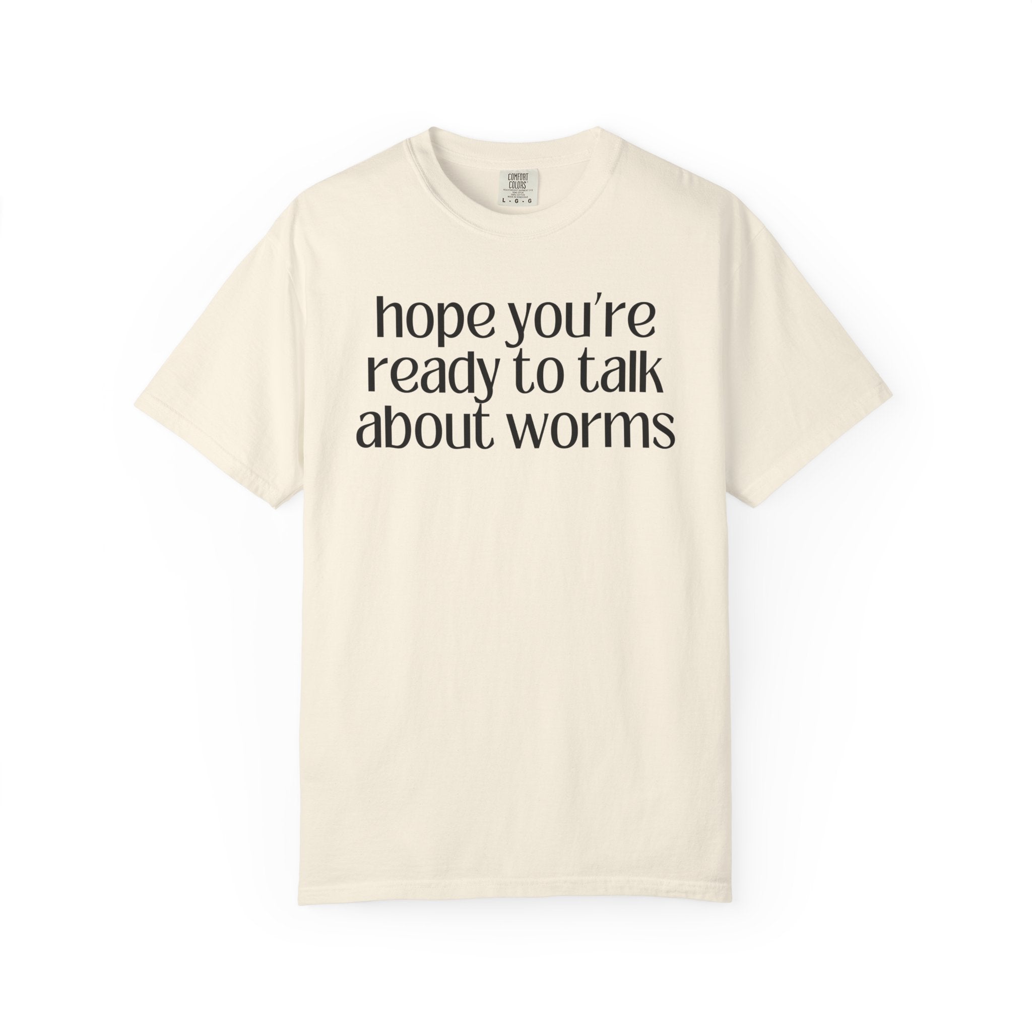 Funny Minimal Worm Tee Shirt: Vermeologist or Biology Teacher T-Shirt, Gift for Friend Who Loves Worms, Funny Sarcastic Worm Lover Present - Opal and June