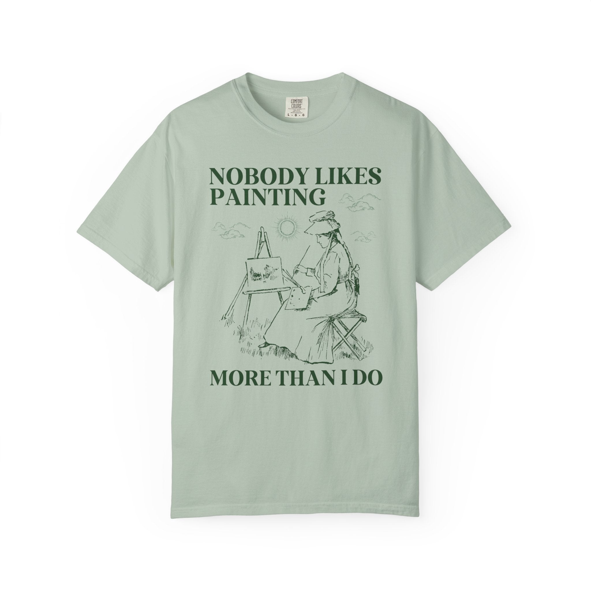 Funny Painting Gift for Friend Who Loves Painter, Silly High School Art Teacher Appreciation Gift, Tee Shirt for Aspiring Watercolor Artist - Opal and June