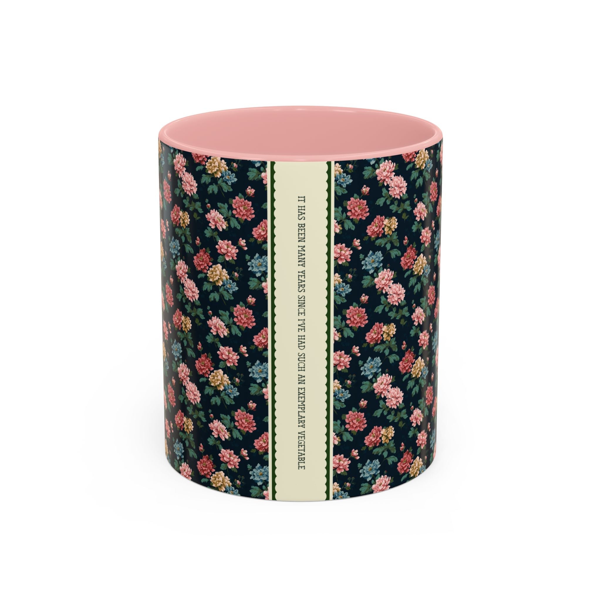 Funny Pride and Prejudice Coffee Mug, Exemplary Vegetable, Mr. Collins, Book Lover Gift, Bookworm Who Loves Jane Austen, Classic Literature - Opal and June