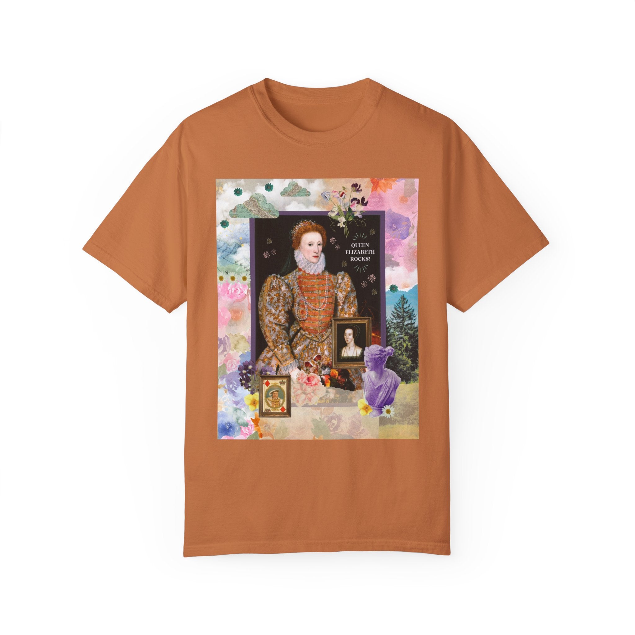 Funny Queen Elizabeth Shirt for History Lover: Queen Elizabeth Rocks! | Funny 16th Century History Tee Shirt for Teacher or History Major - Opal and June