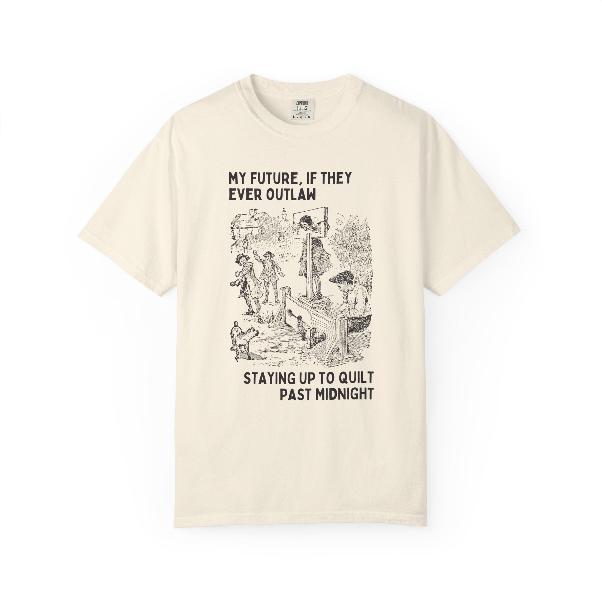 Funny Quilting Tee Shirt for Grandma Who Loves Making Quilts, Birthday Present for Quilter Who Stays Up Late Sewing, Gift for Quiltmaker - Opal and June