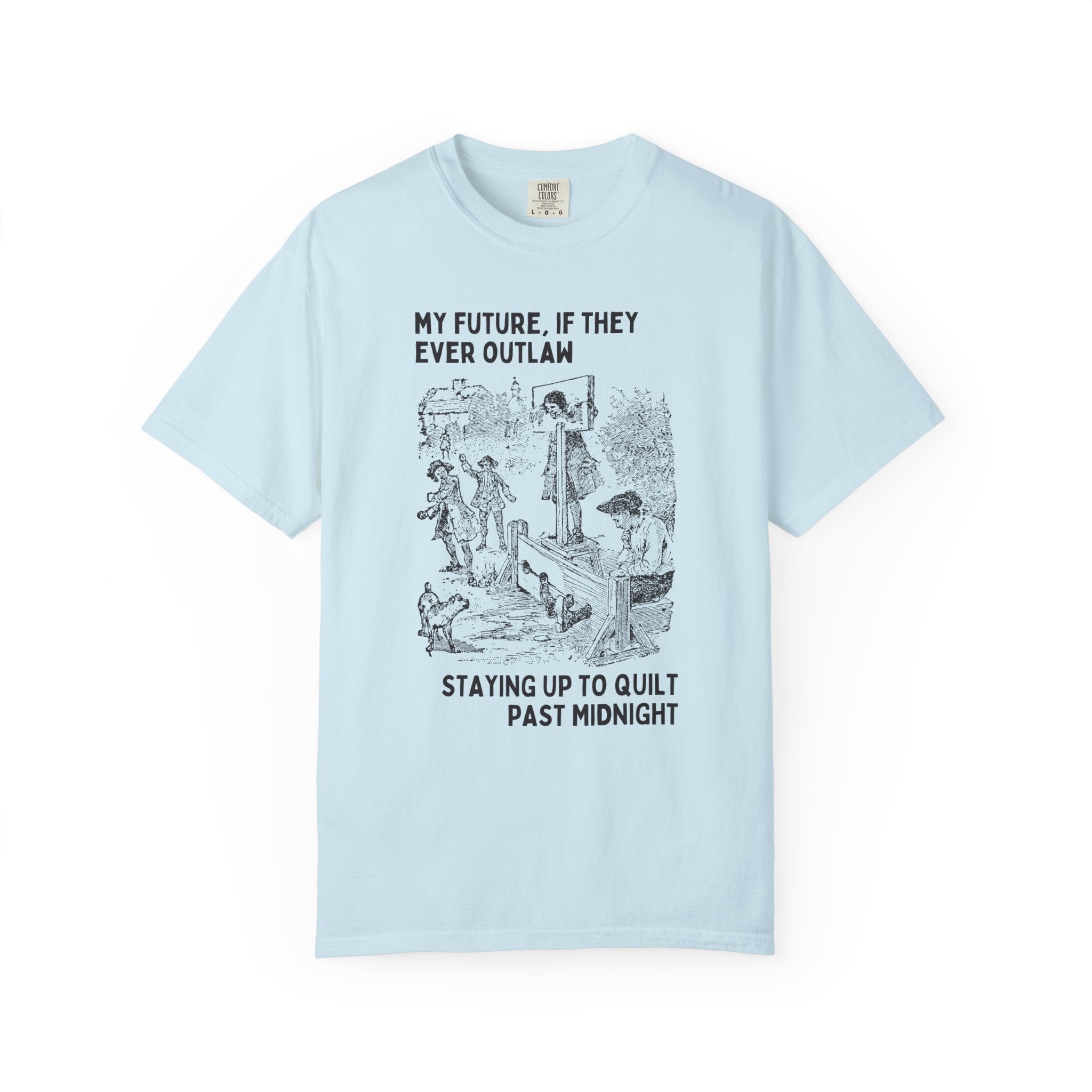 Funny Quilting Tee Shirt for Grandma Who Loves Making Quilts, Birthday Present for Quilter Who Stays Up Late Sewing, Gift for Quiltmaker - Opal and June