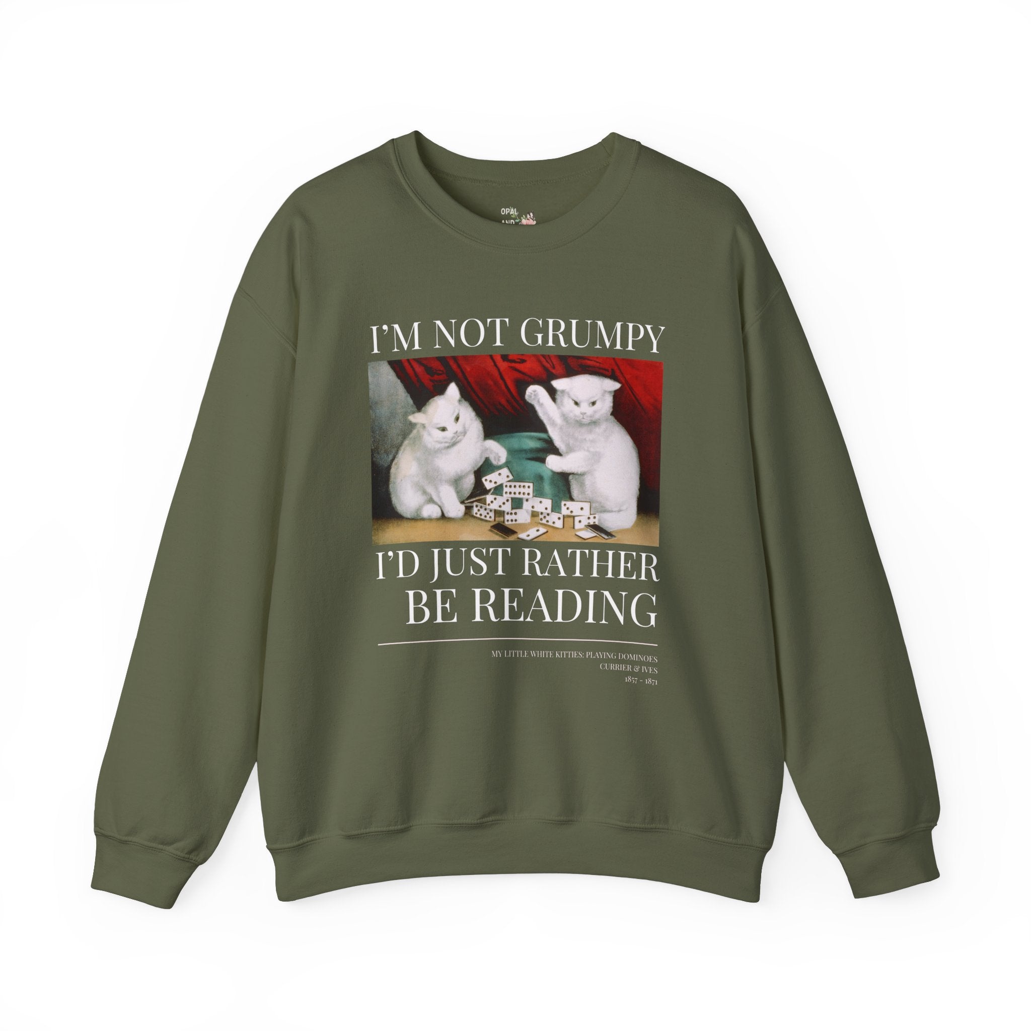 Funny Reading Sweatshirt - Opal and June