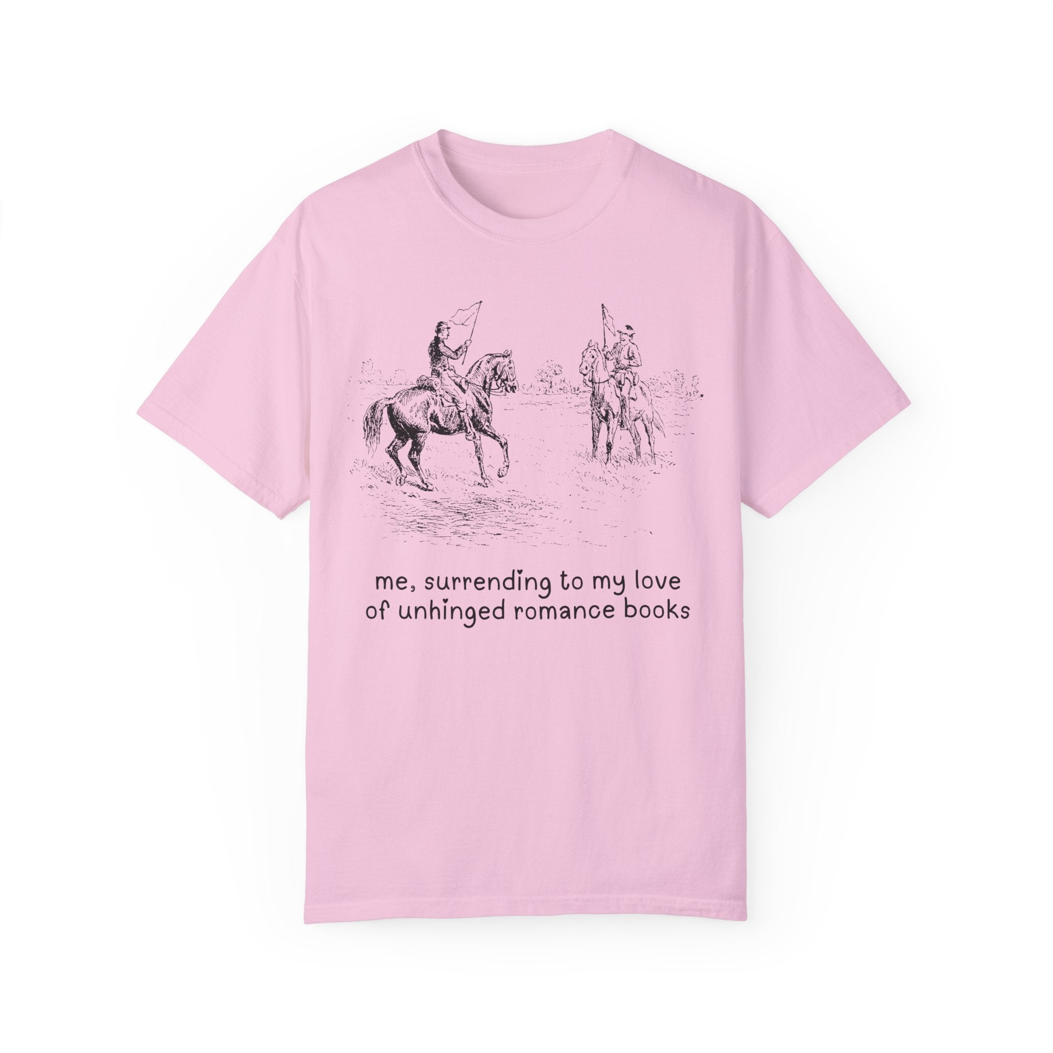 Funny Romance Reader Tee Shirt for Bookworm Who Loves Dark Romance or Spicy Books, Unhinged Funny Saying T-Shirt for Book Lover's Birthday - Opal and June