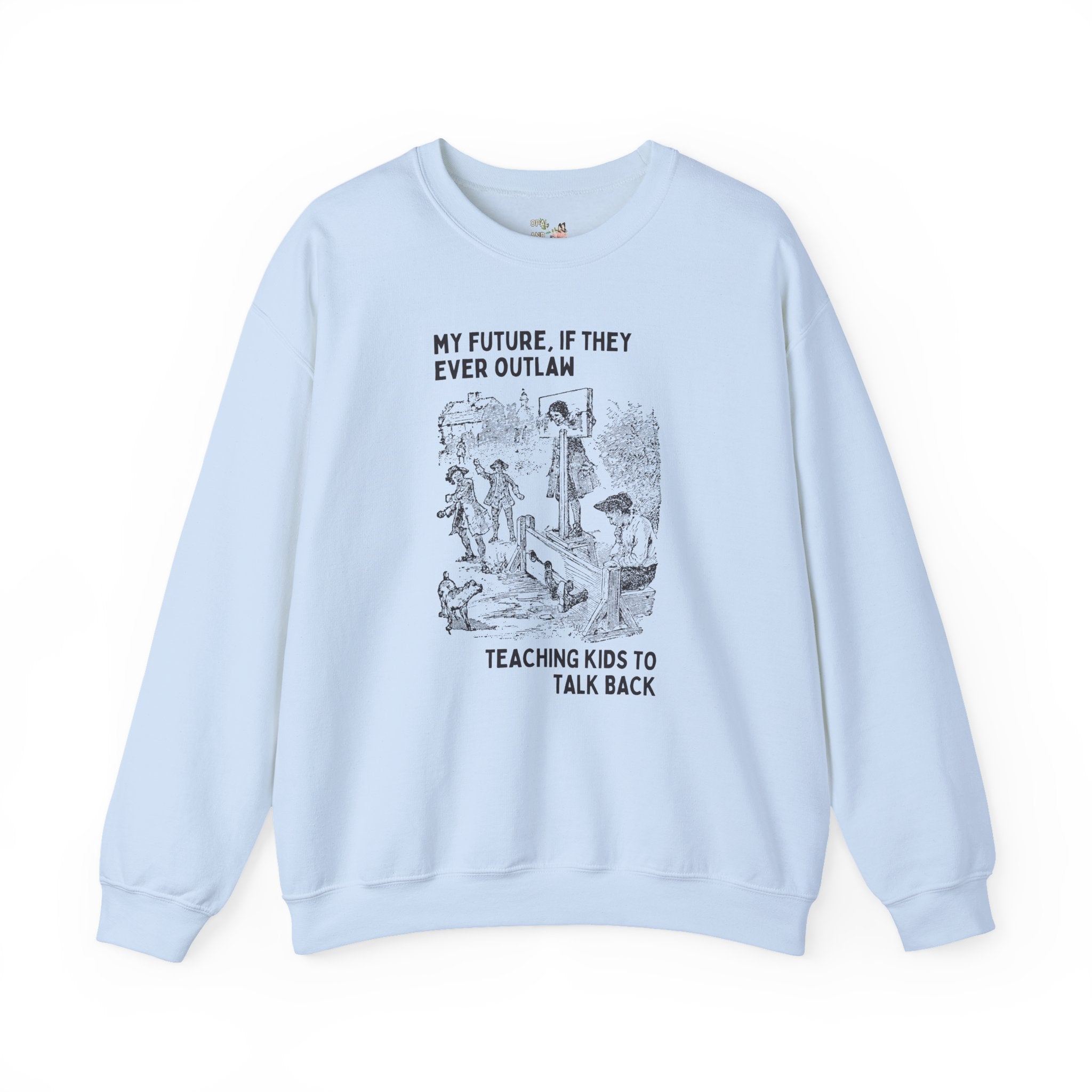 Funny Speech Teacher Sweatshirt for Speech Therapist, Silly and Sarcastic Speech Therapy Crewneck for Speech Language Pathologist, SLP Major - Opal and June