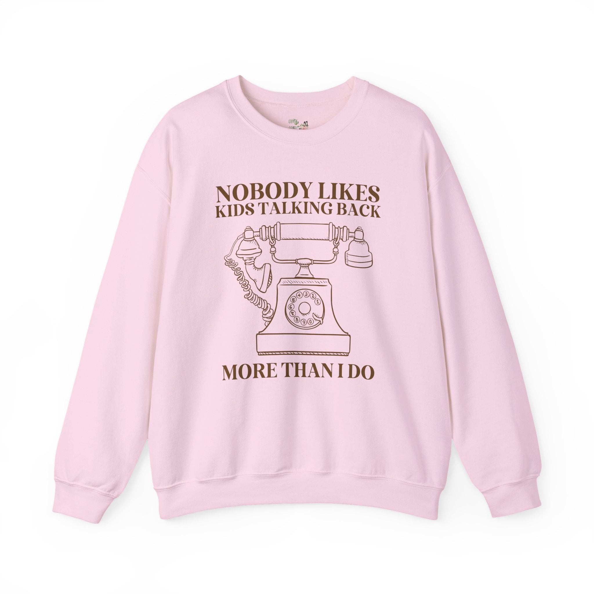 Funny Speech Therapist Teacher Sweatshirt with Vintage Aesthetic: Nobody Likes Kids Talking Back More Than I Do, Speech Pathology Major Gift - Opal and June
