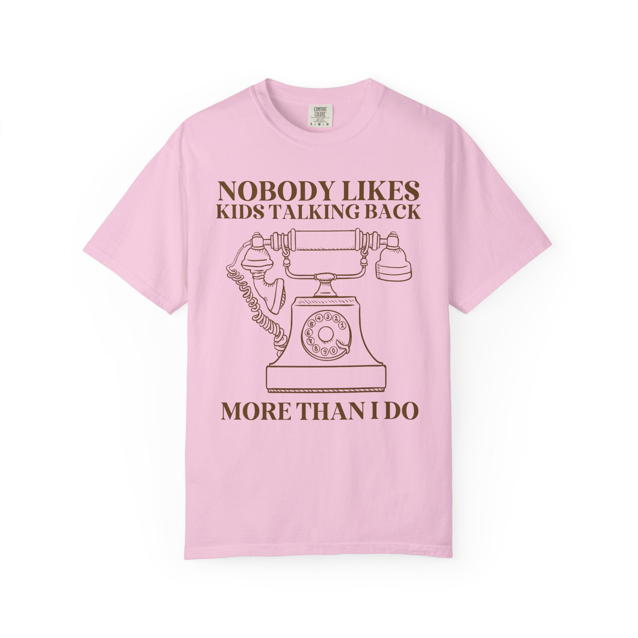Funny Speech Therapist Teacher Tee Shirt with Vintage Aesthetic: Nobody Likes Kids Talking Back More Than I Do, Speech Pathology Major Gift - Opal and June