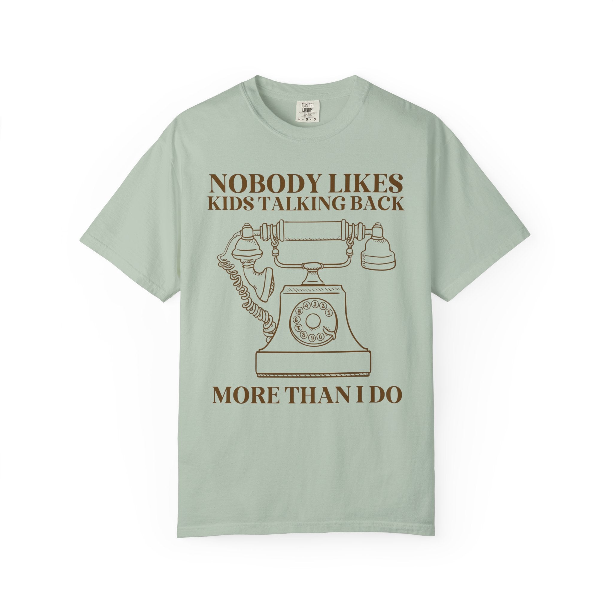 Funny Speech Therapist Teacher Tee Shirt with Vintage Aesthetic: Nobody Likes Kids Talking Back More Than I Do, Speech Pathology Major Gift - Opal and June