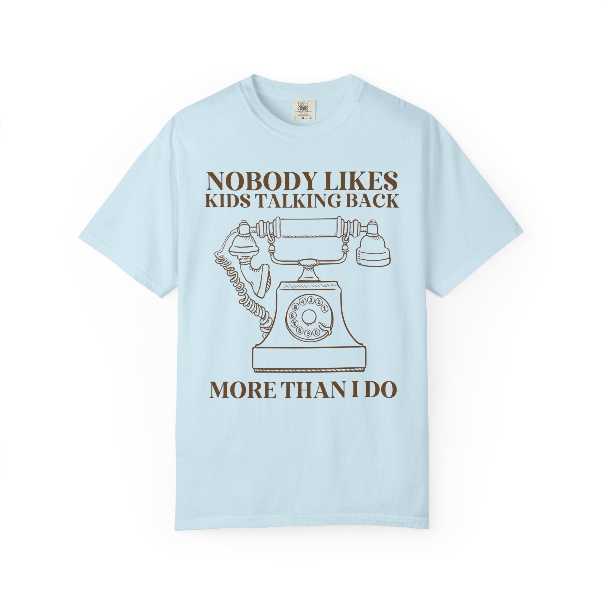 Funny Speech Therapist Teacher Tee Shirt with Vintage Aesthetic: Nobody Likes Kids Talking Back More Than I Do, Speech Pathology Major Gift - Opal and June