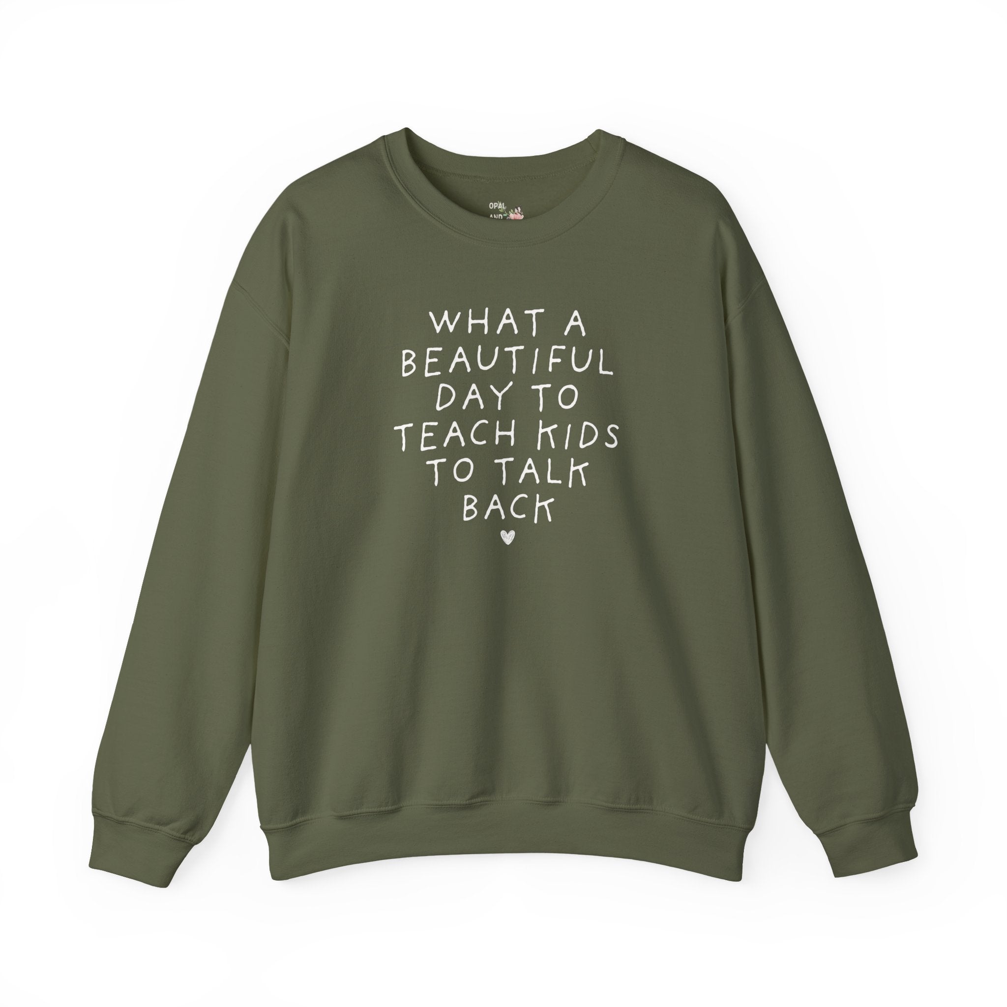 Funny Speech Therapy Sweatshirt for Speech Language Pathology Major, Present for Future Speech Therapist, Graduation Gift, Back to School - Opal and June
