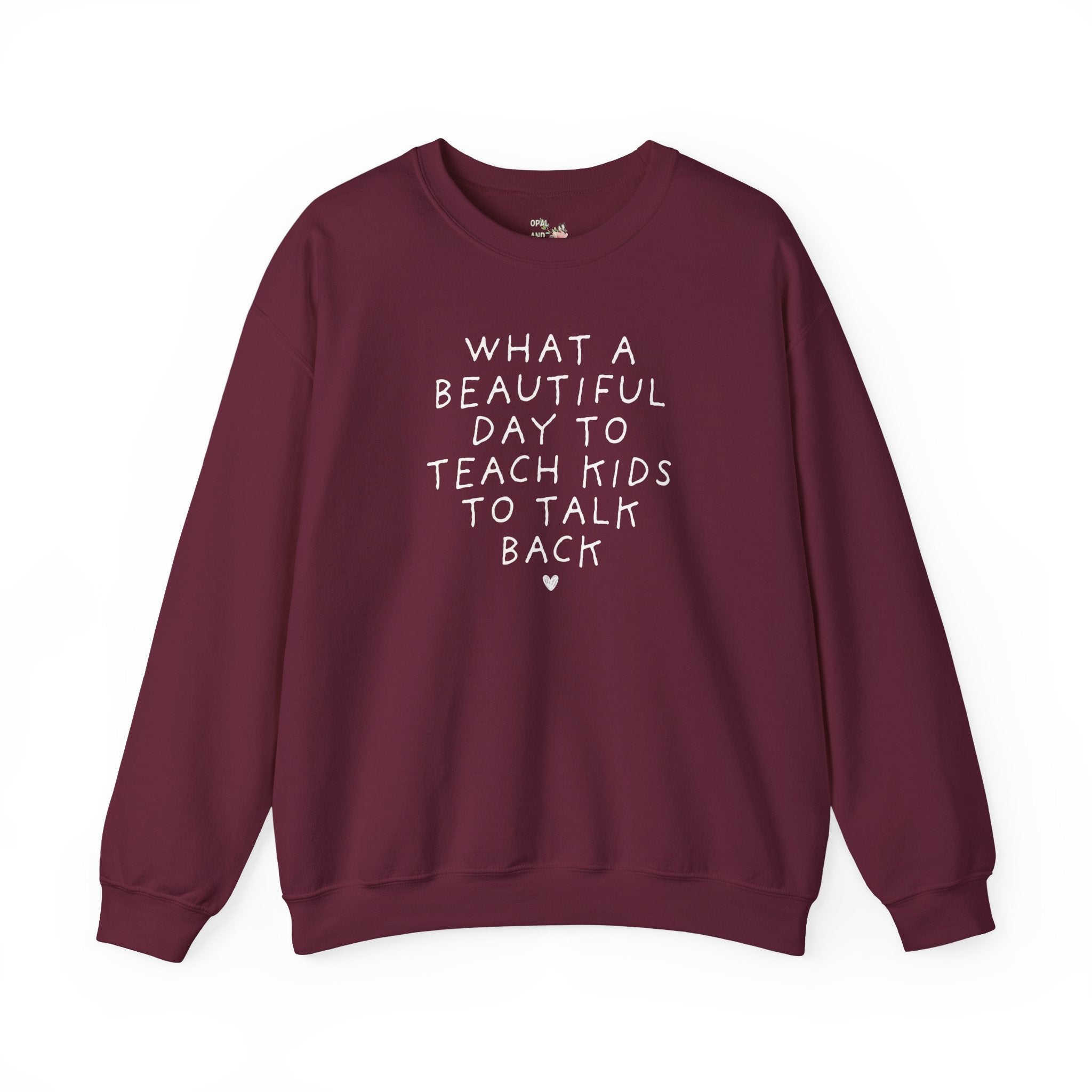 Funny Speech Therapy Sweatshirt for Speech Language Pathology Major, Present for Future Speech Therapist, Graduation Gift, Back to School - Opal and June
