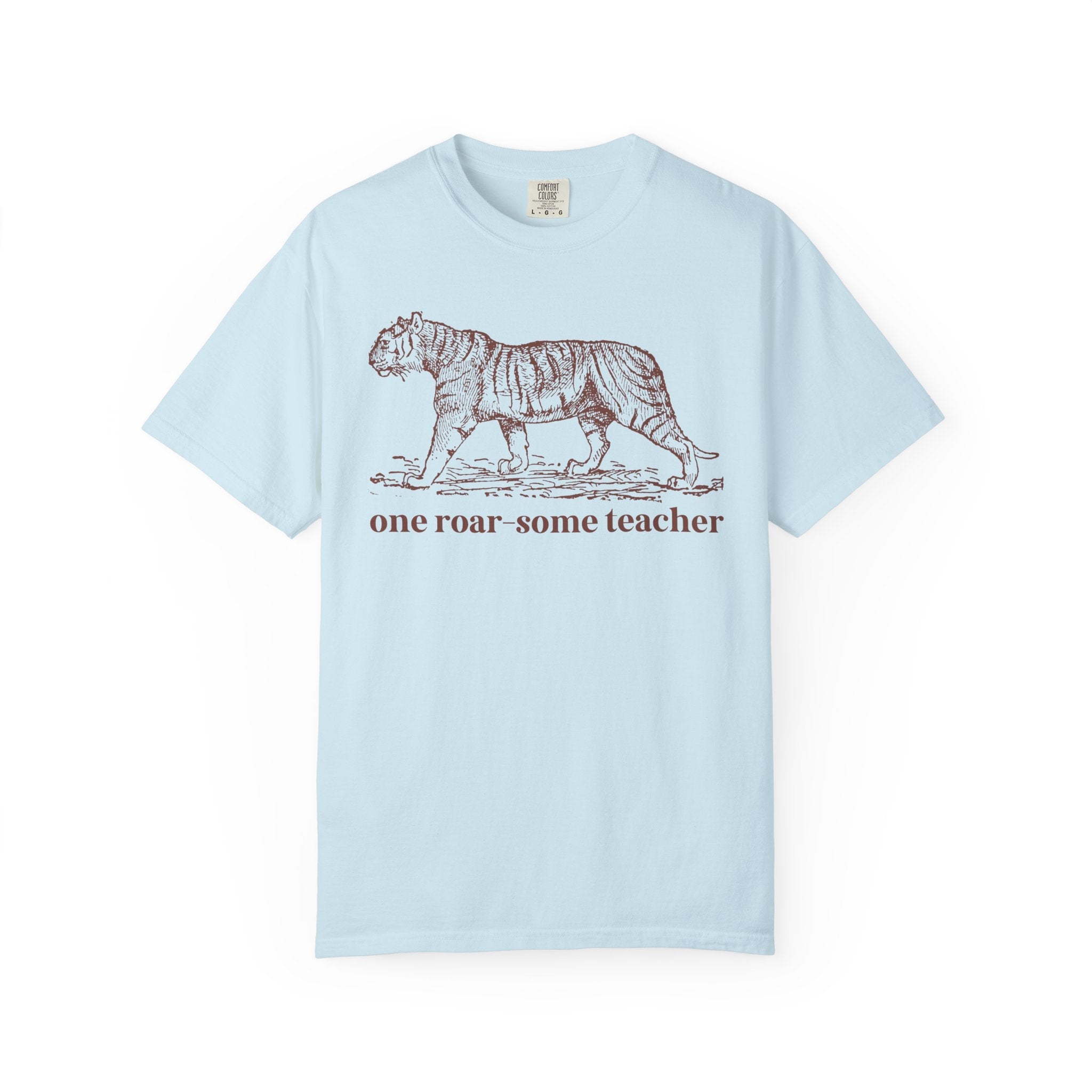 Funny Teacher Tee Shirt for Schools with a Tiger Mascot, Cute and Silly High School Teacher or Middle School Teacher Tee, Animal Lover Tee - Opal and June