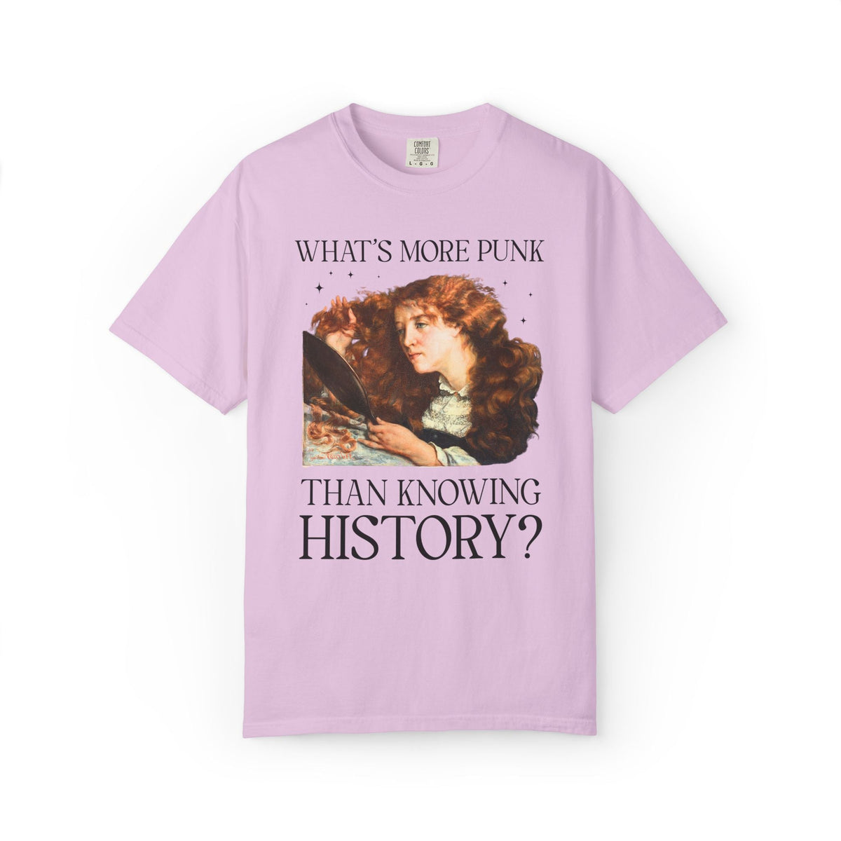 Funny Women's History Buff Tee Shirt for History Lover: What's More Punk Than Knowing History Major Silly Feminist T-Shirt, Art Historian - Opal and June