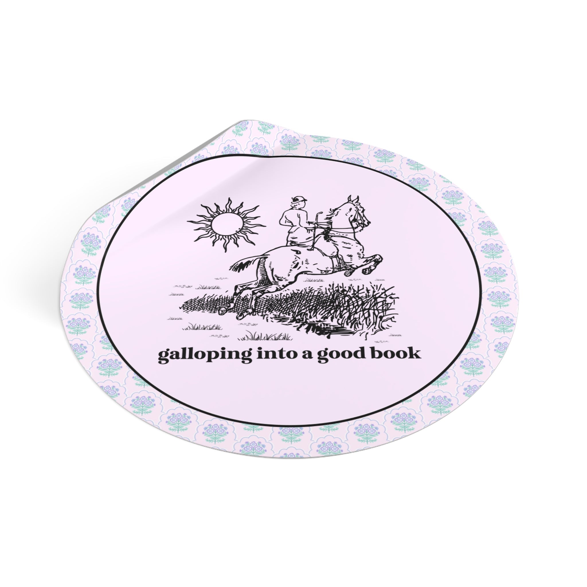 Galloping Into A Good Book - Opal and June