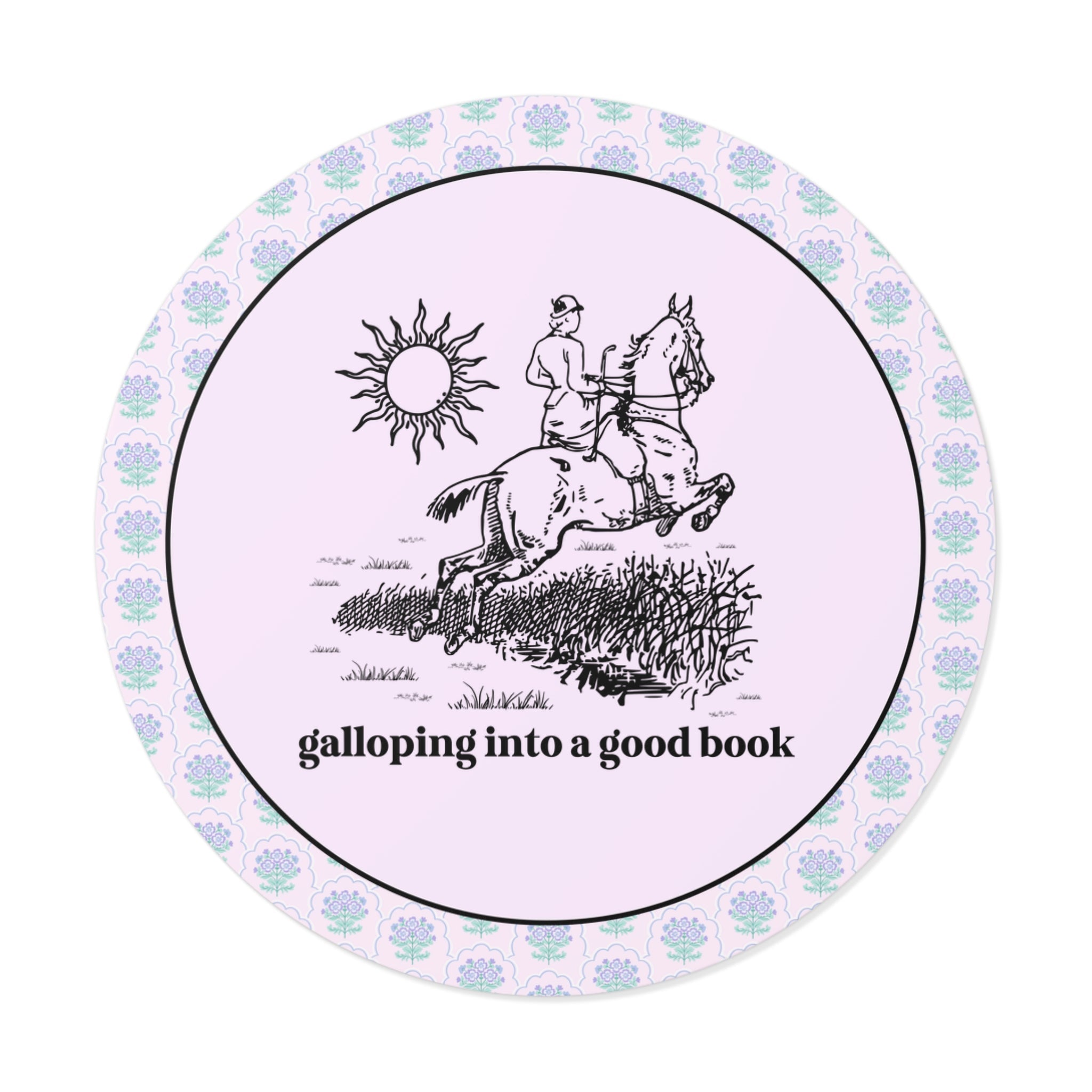 Galloping Into A Good Book - Opal and June
