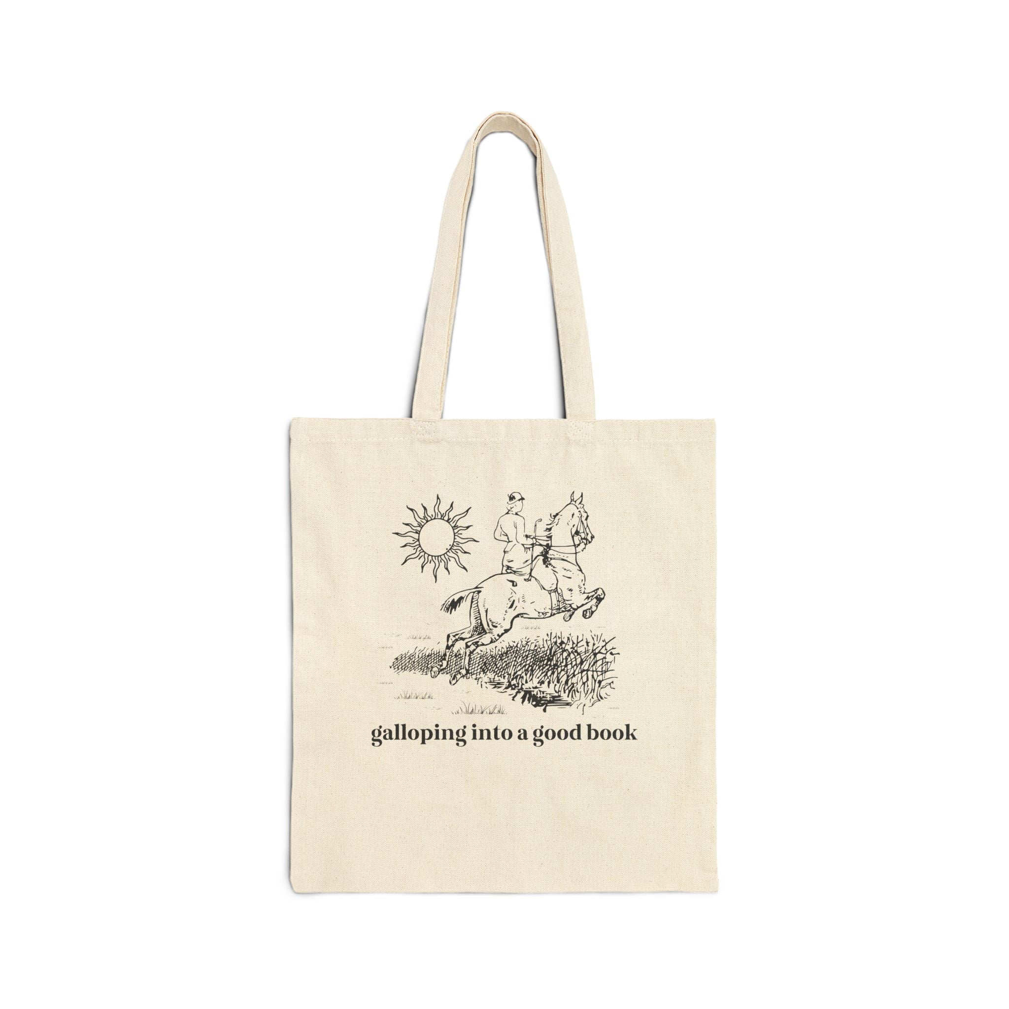 Galloping Into a Good Book Tote Bag - Opal and June