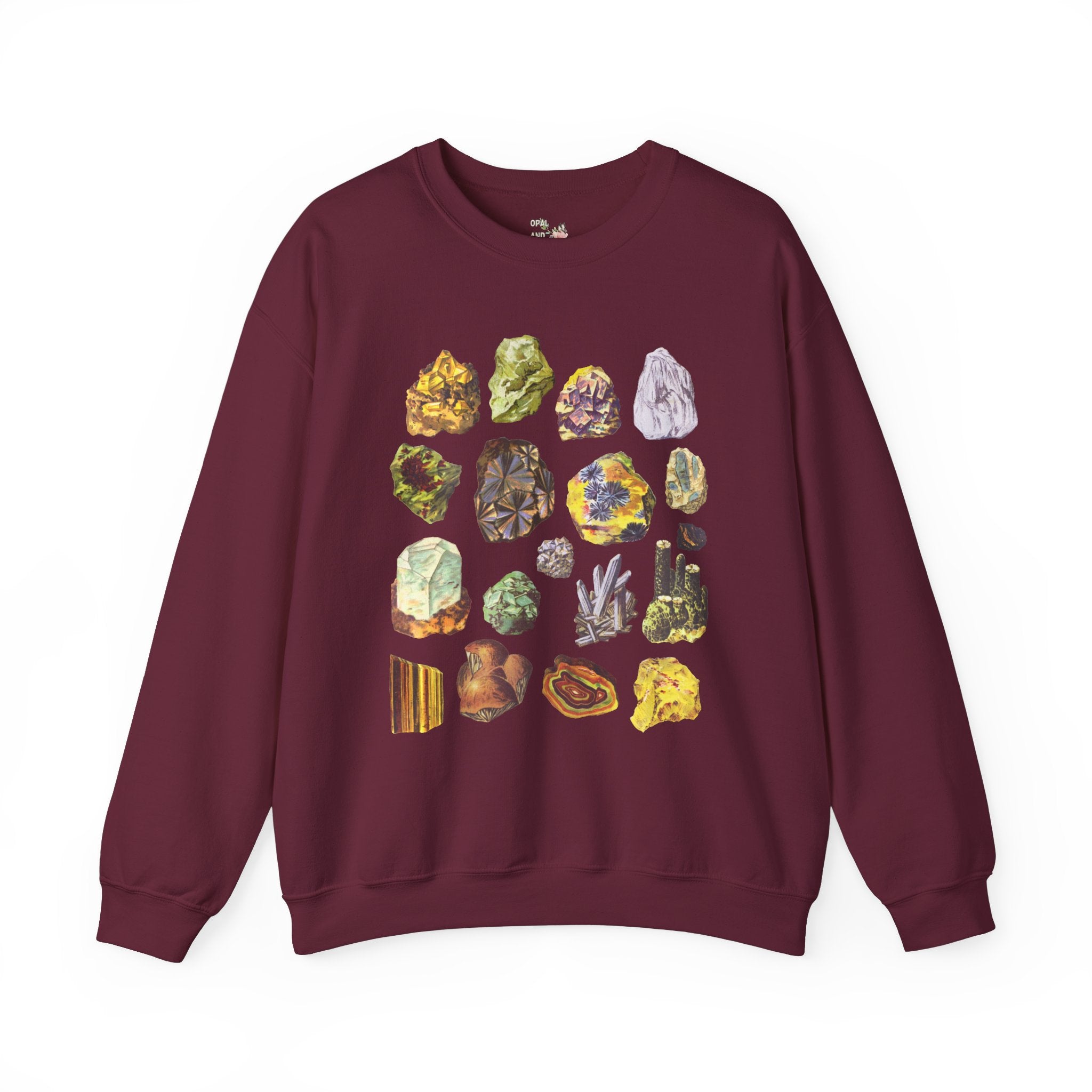 Geologist or Science Teacher Sweatshirt, Physical or Earth Science Major, Vintage Aesthetic Hiking Lover Gift for Friend Who Loves Rocks - Opal and June