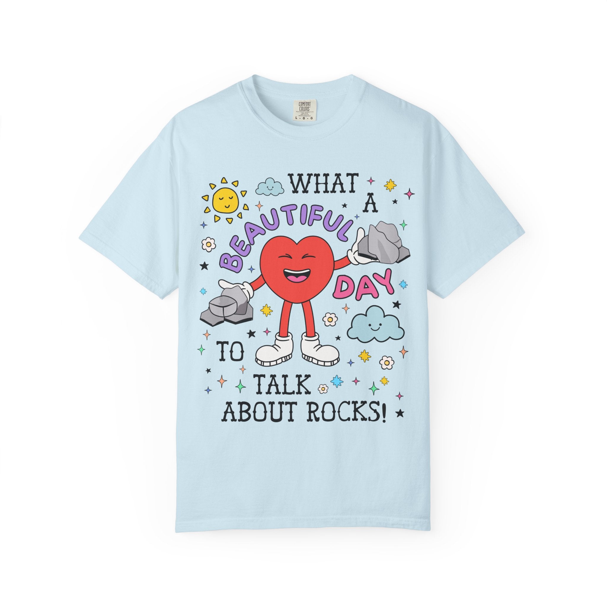 Geologist or Science Teacher Tee Shirt for Physical or Earth Science Major, Cute 90s Aesthetic Hiking Lover Gift for Friend Who Loves Rocks - Opal and June