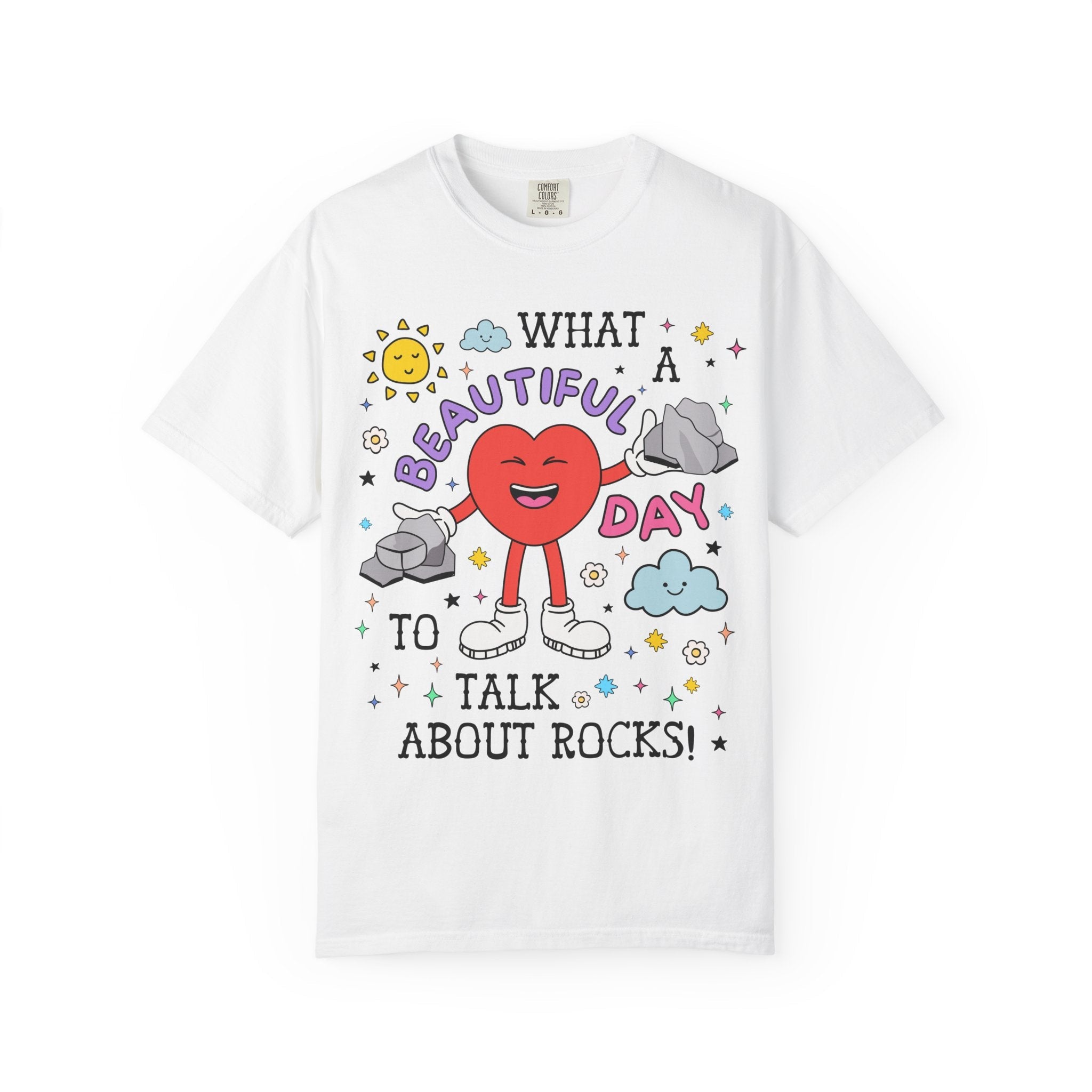 Geologist or Science Teacher Tee Shirt for Physical or Earth Science Major, Cute 90s Aesthetic Hiking Lover Gift for Friend Who Loves Rocks - Opal and June