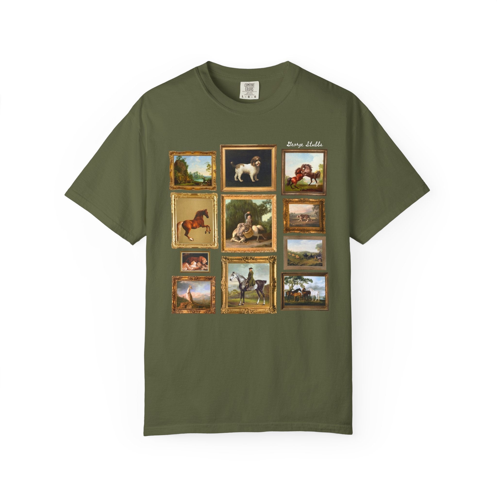 George Stubbs English Art History Tee - Opal and June