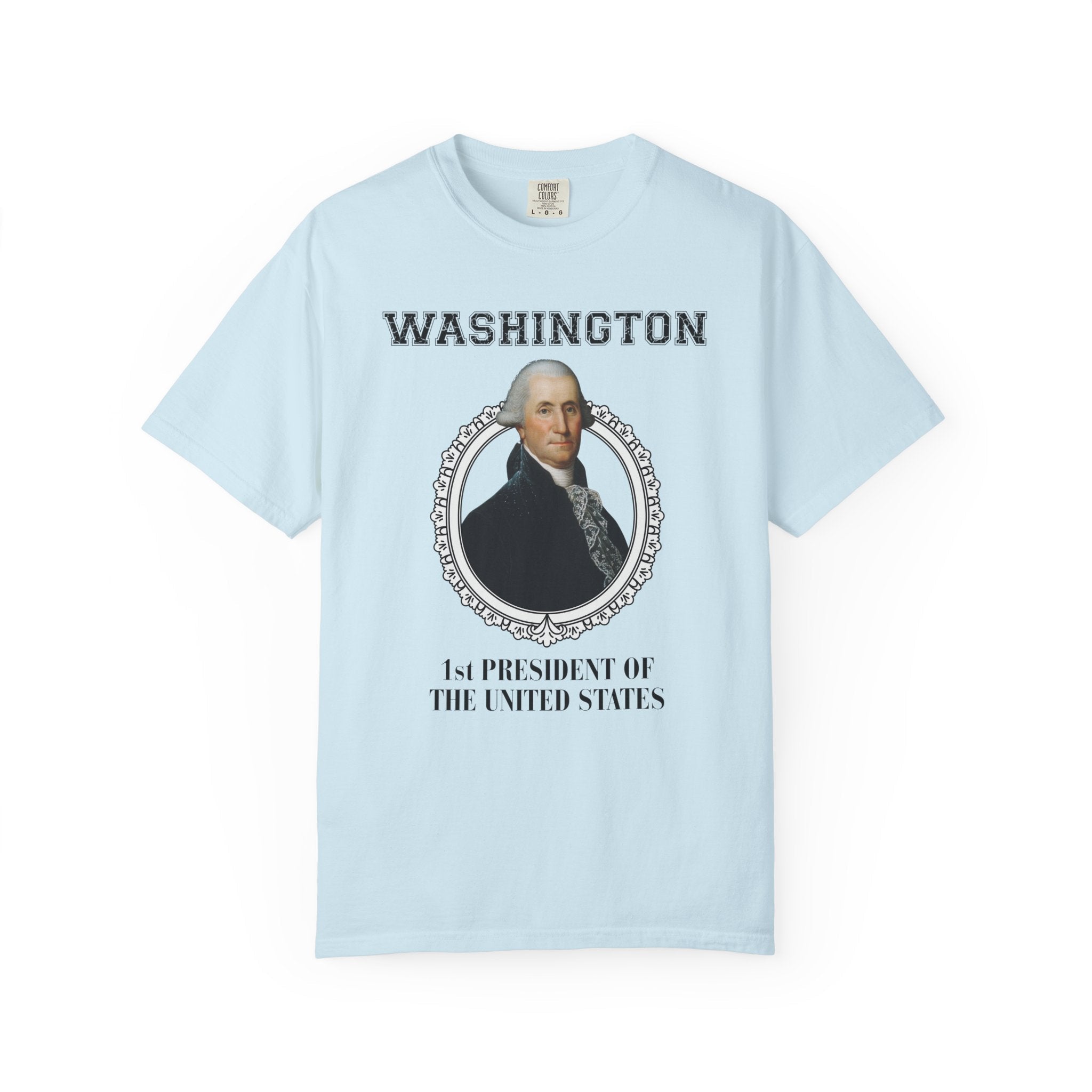 George Washington US President American History Buff Tee Shirt, Early US History, Revolutionary War Historian Gift, History Teacher Tee - Opal and June