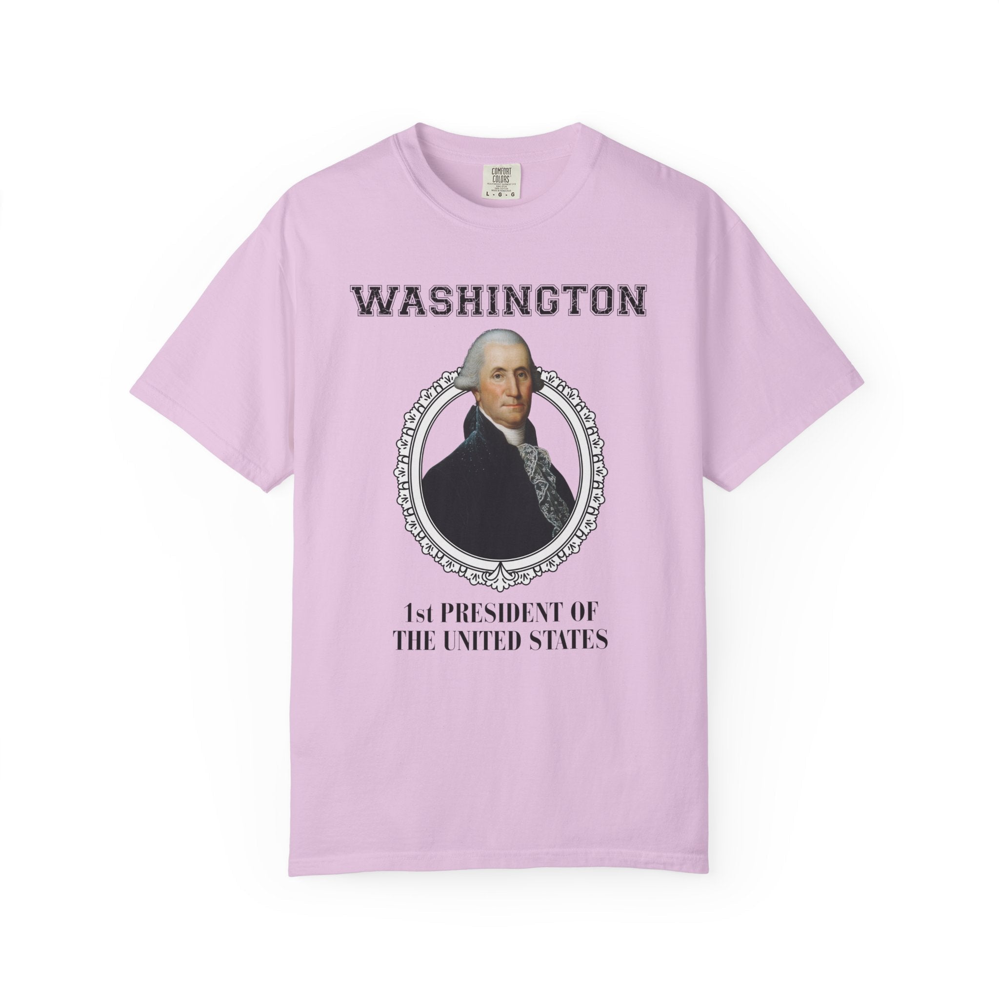 George Washington US President American History Buff Tee Shirt, Early US History, Revolutionary War Historian Gift, History Teacher Tee - Opal and June