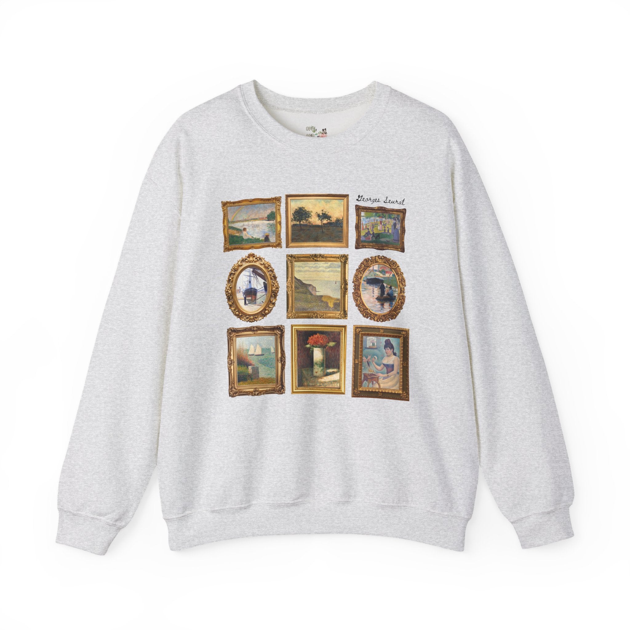 Georges Seurat Art History Sweatshirt: 19th Century Post - Impressionist Pointilism Art Movement, French Art History, Humanities Teacher Gift - Opal and June