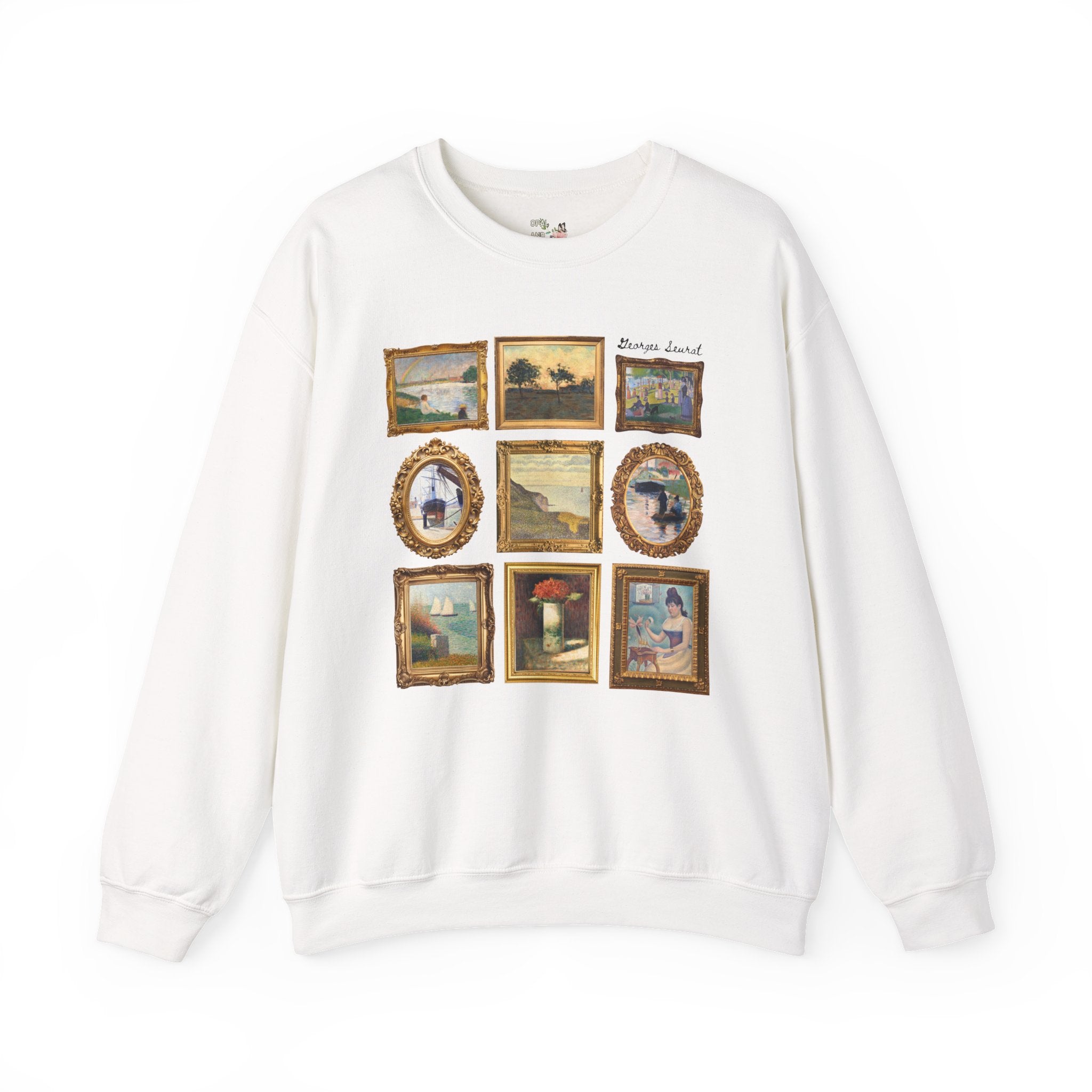 Georges Seurat Art History Sweatshirt: 19th Century Post - Impressionist Pointilism Art Movement, French Art History, Humanities Teacher Gift - Opal and June