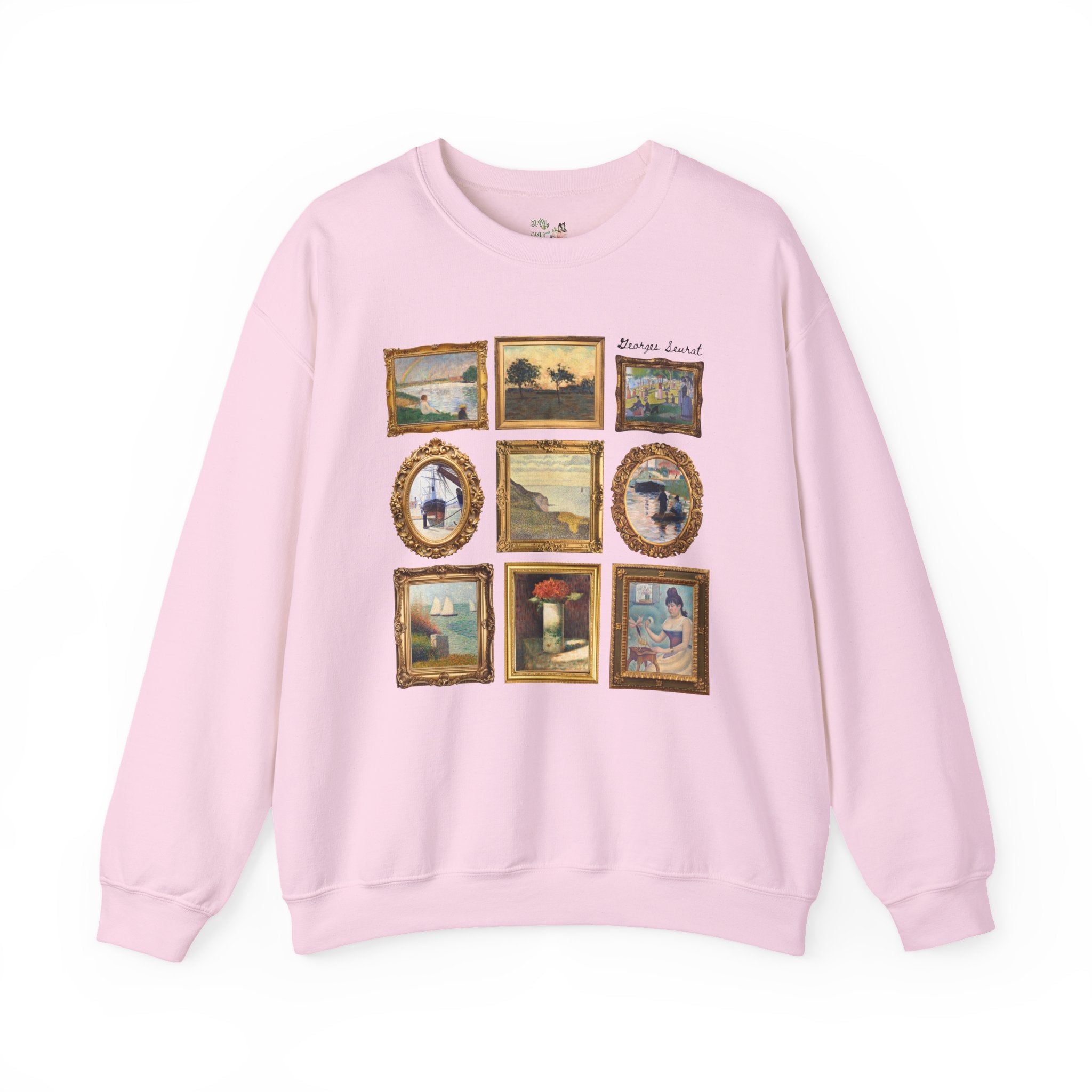 Georges Seurat Art History Sweatshirt: 19th Century Post - Impressionist Pointilism Art Movement, French Art History, Humanities Teacher Gift - Opal and June