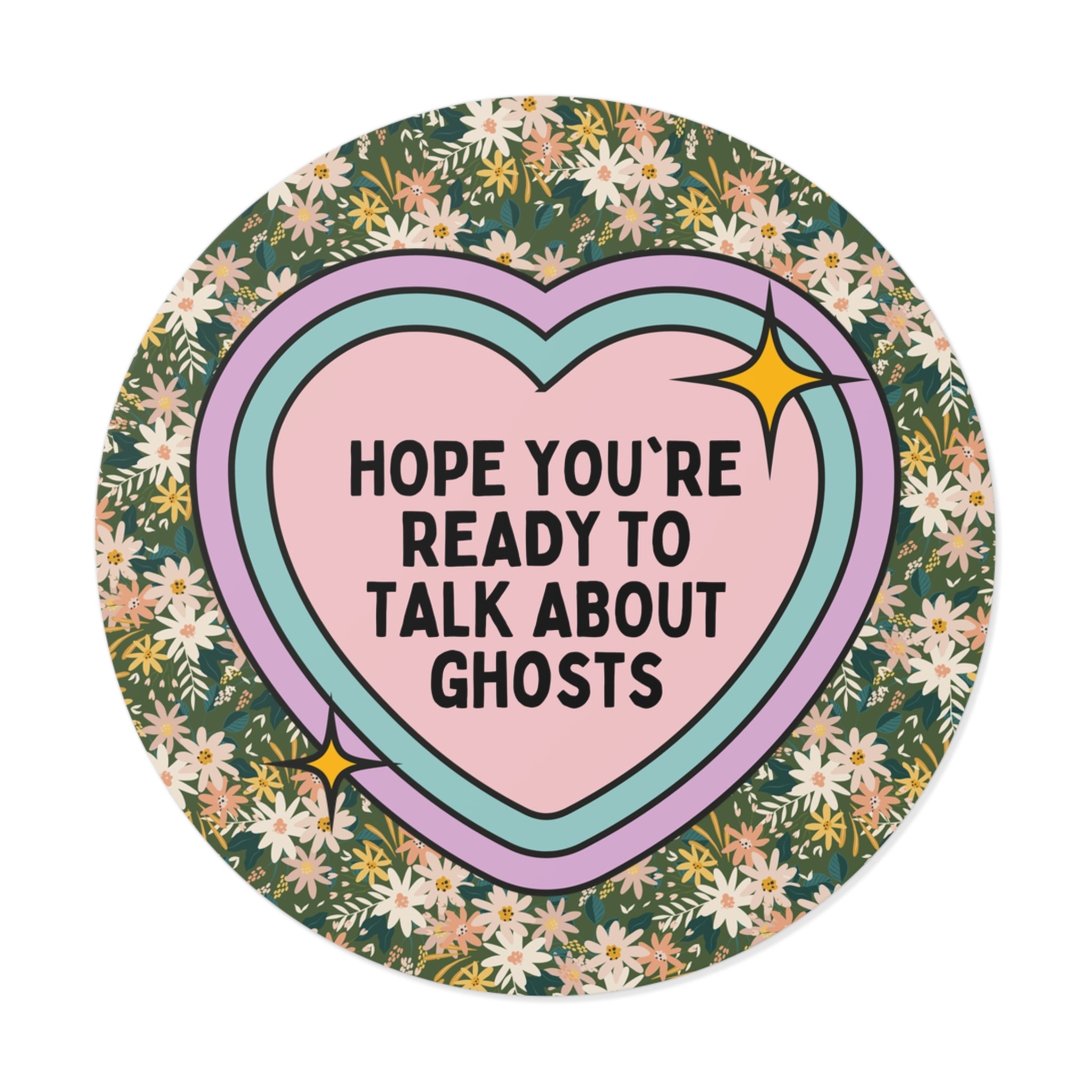 Ghost History Sticker for Historian Who Loves Spooky History, Stories About American Hauntings or Ghosts, European History, Social Studies - Opal and June
