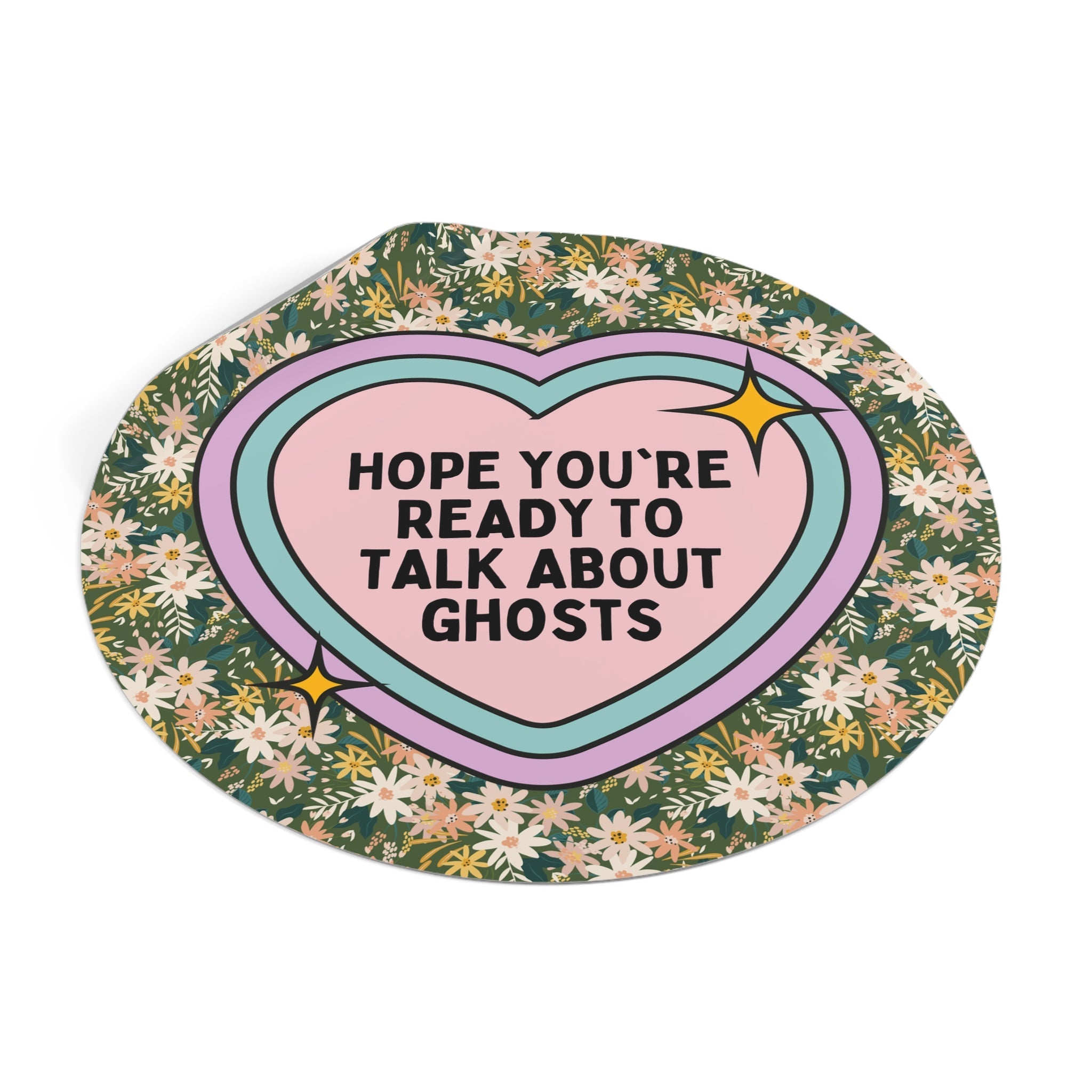 Ghost History Sticker for Historian Who Loves Spooky History, Stories About American Hauntings or Ghosts, European History, Social Studies - Opal and June