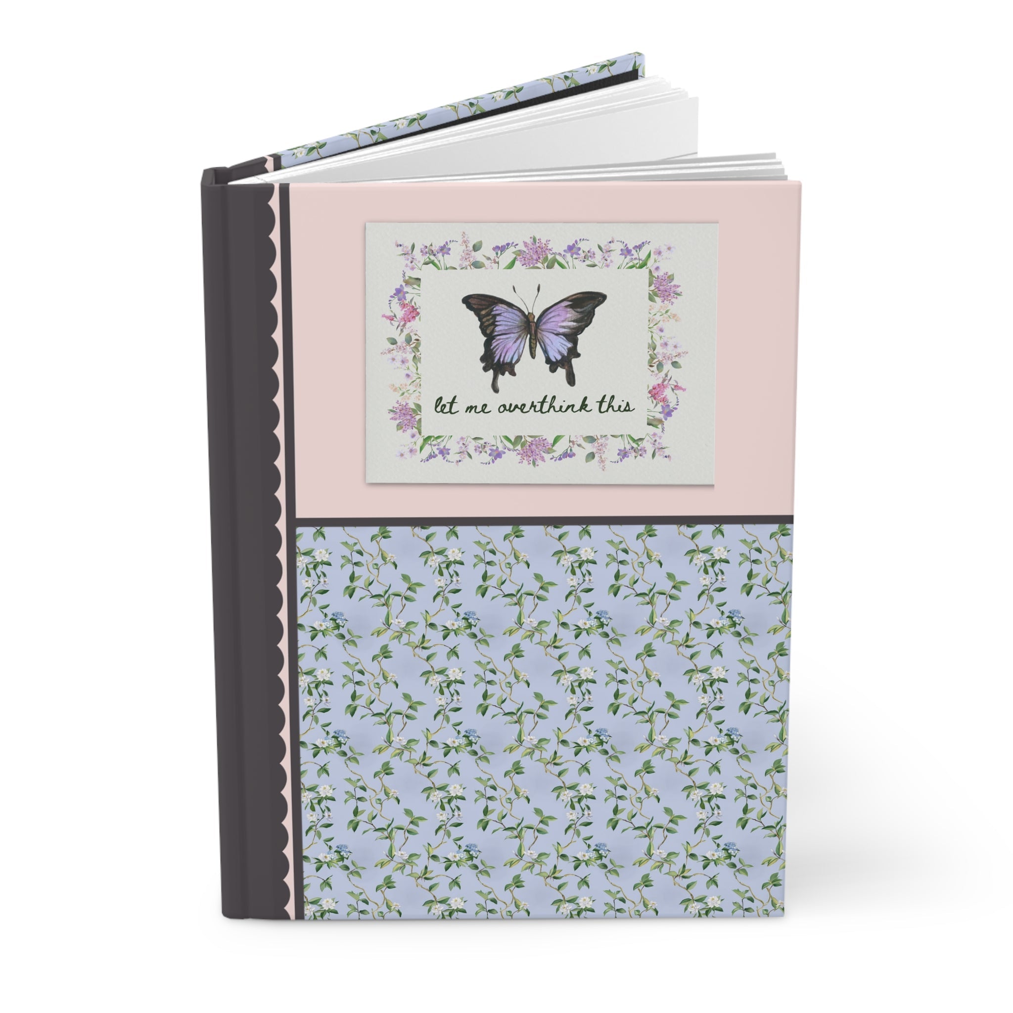 Gift for Writer Who Loves Butterflies and Flowers: Let Me Overthink This - Opal and June