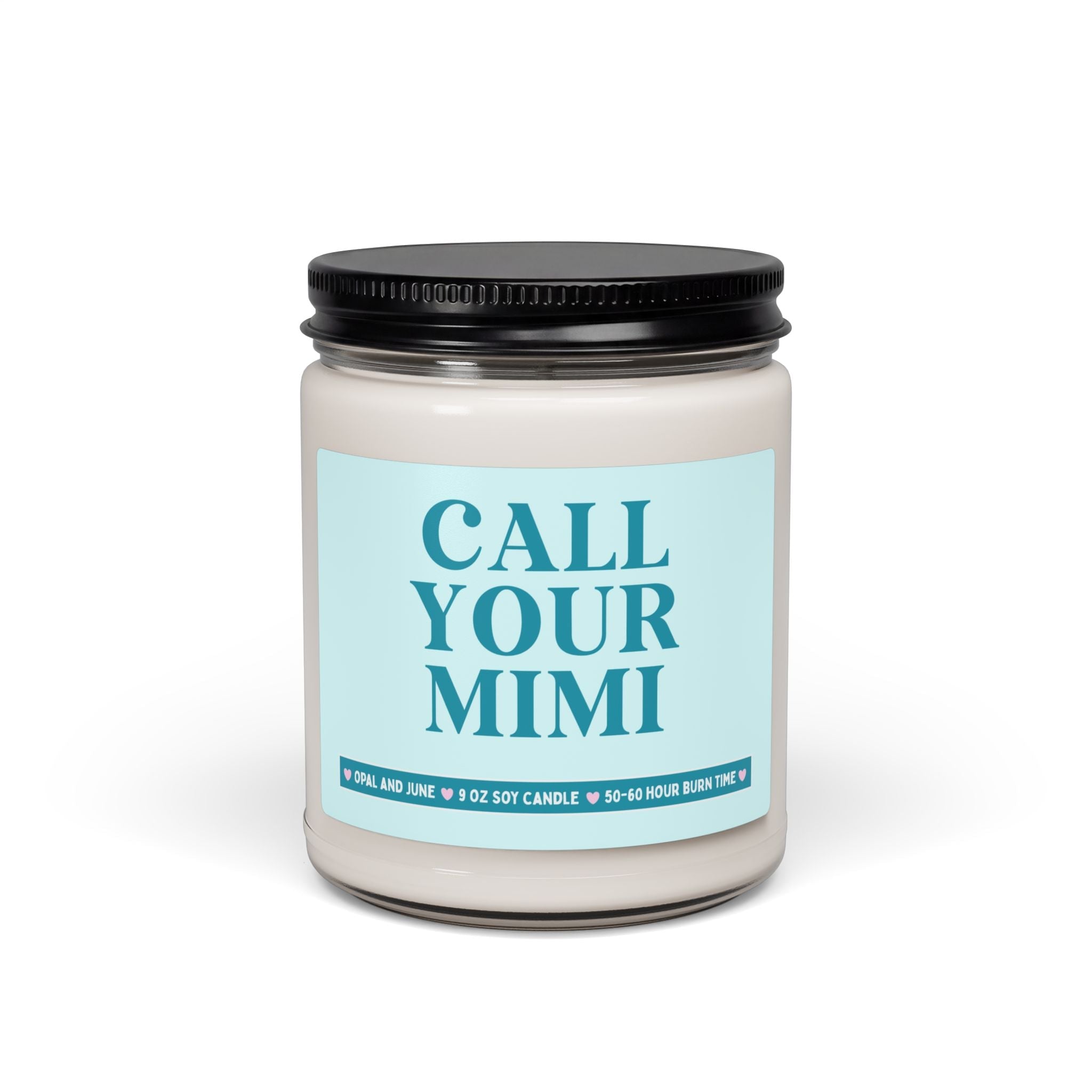 Gift from Mimi for Granddaughter or Grandson, Funny Adult Grandchild Gift from Mimi: Call Your Mimi | 9 Oz Soy Candle for College Student - Opal and June
