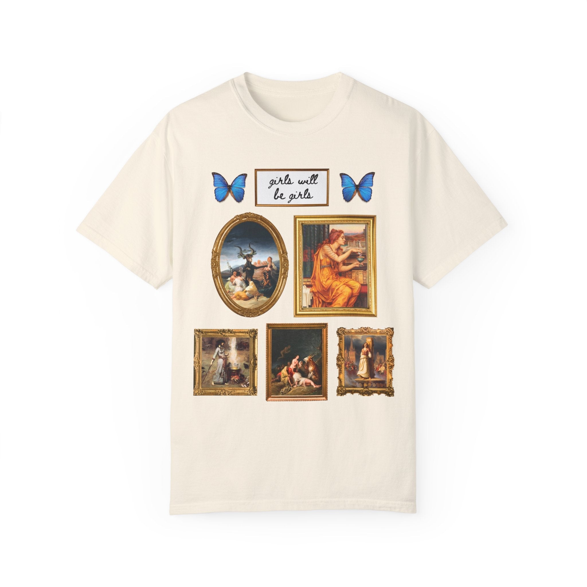 Girls Will Be Girls Famous Paintings of Witches or Witchcraft, Joan of Arc, Butterfly Lover Art History Present for Feminist, Spooky History - Opal and June
