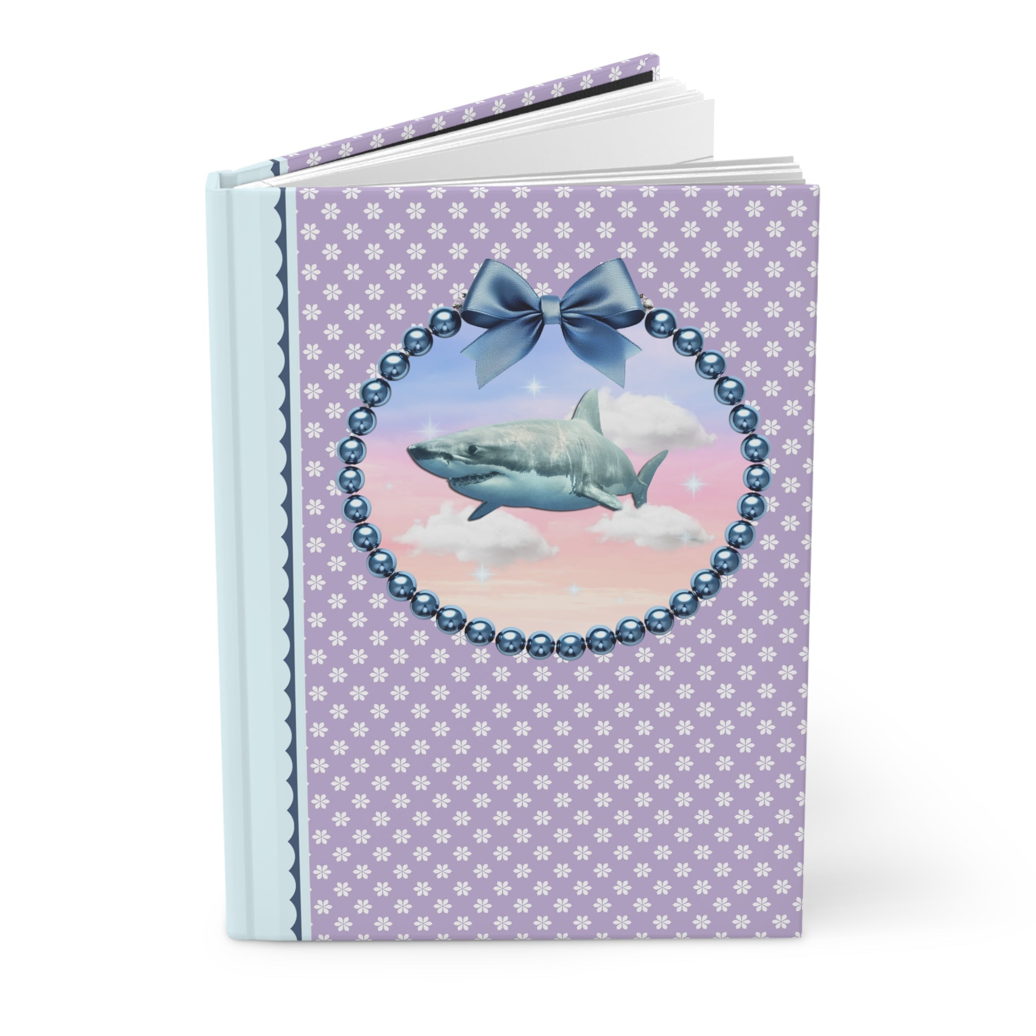 Girly Shark Lover Notebook - Opal and June