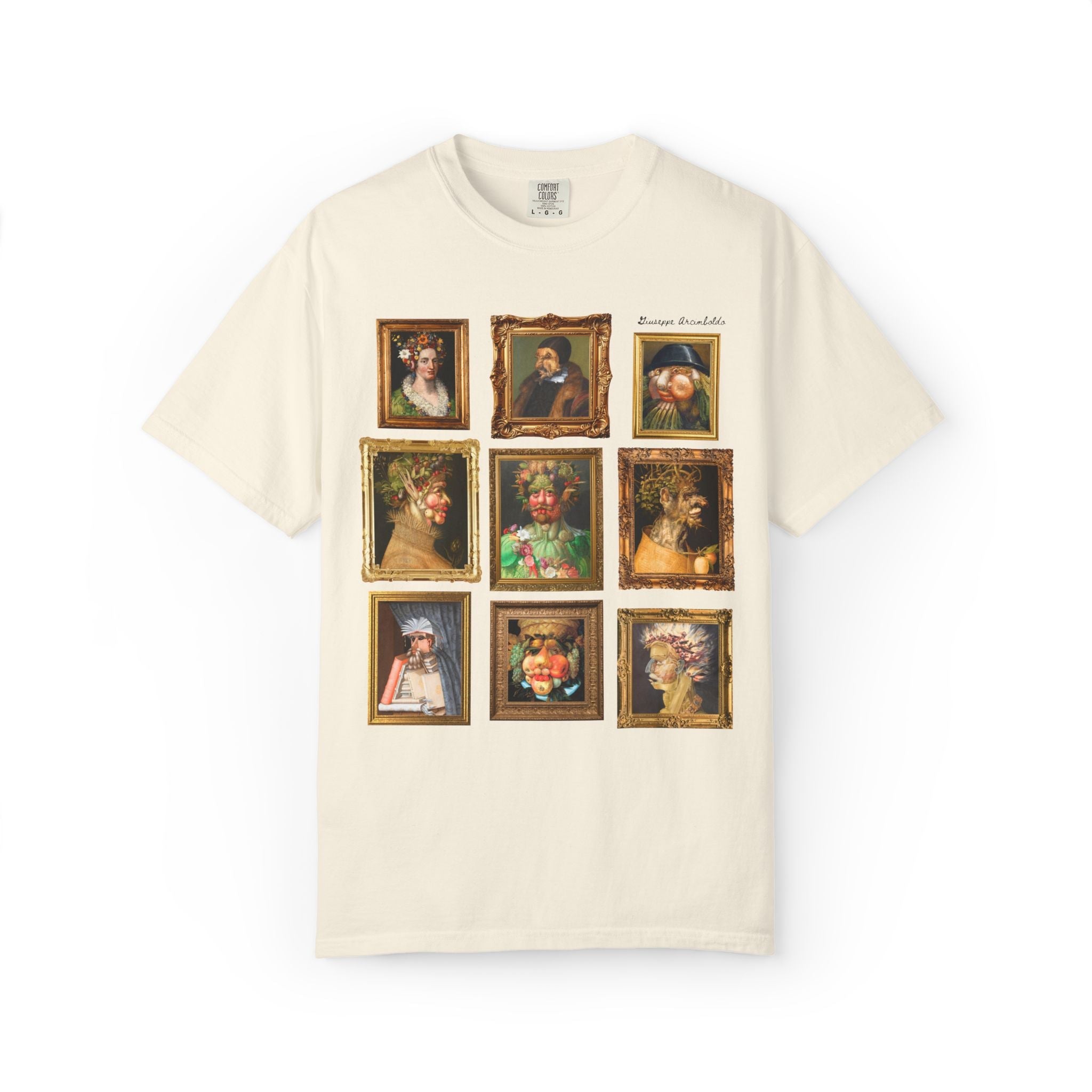 Giuseppe Arcimboldo Art History Tee Shirt: Italian Mannerism Art Movement, Famous Paintings of Fruit, 16th Century Art History Major Gift - Opal and June