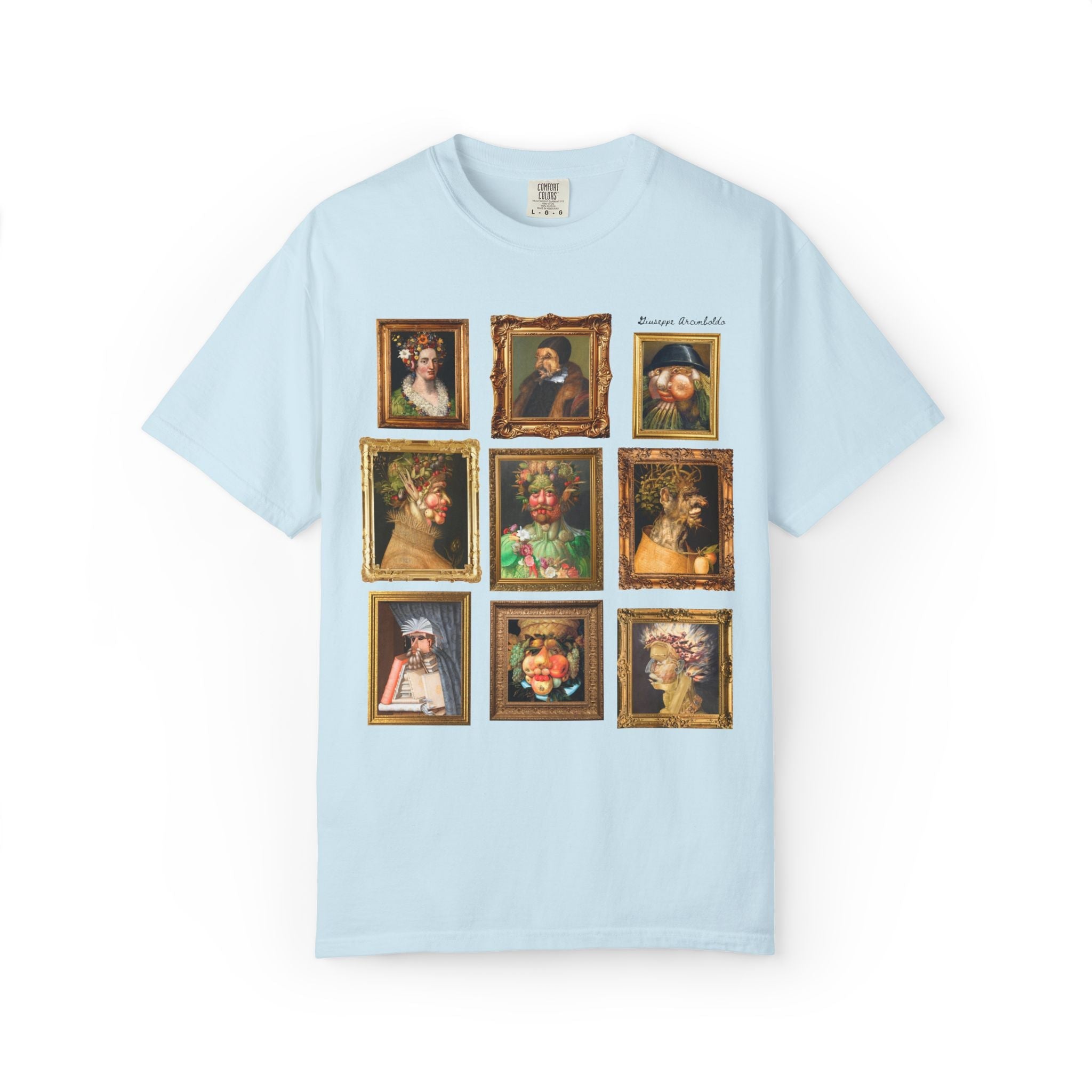 Giuseppe Arcimboldo Art History Tee Shirt: Italian Mannerism Art Movement, Famous Paintings of Fruit, 16th Century Art History Major Gift - Opal and June