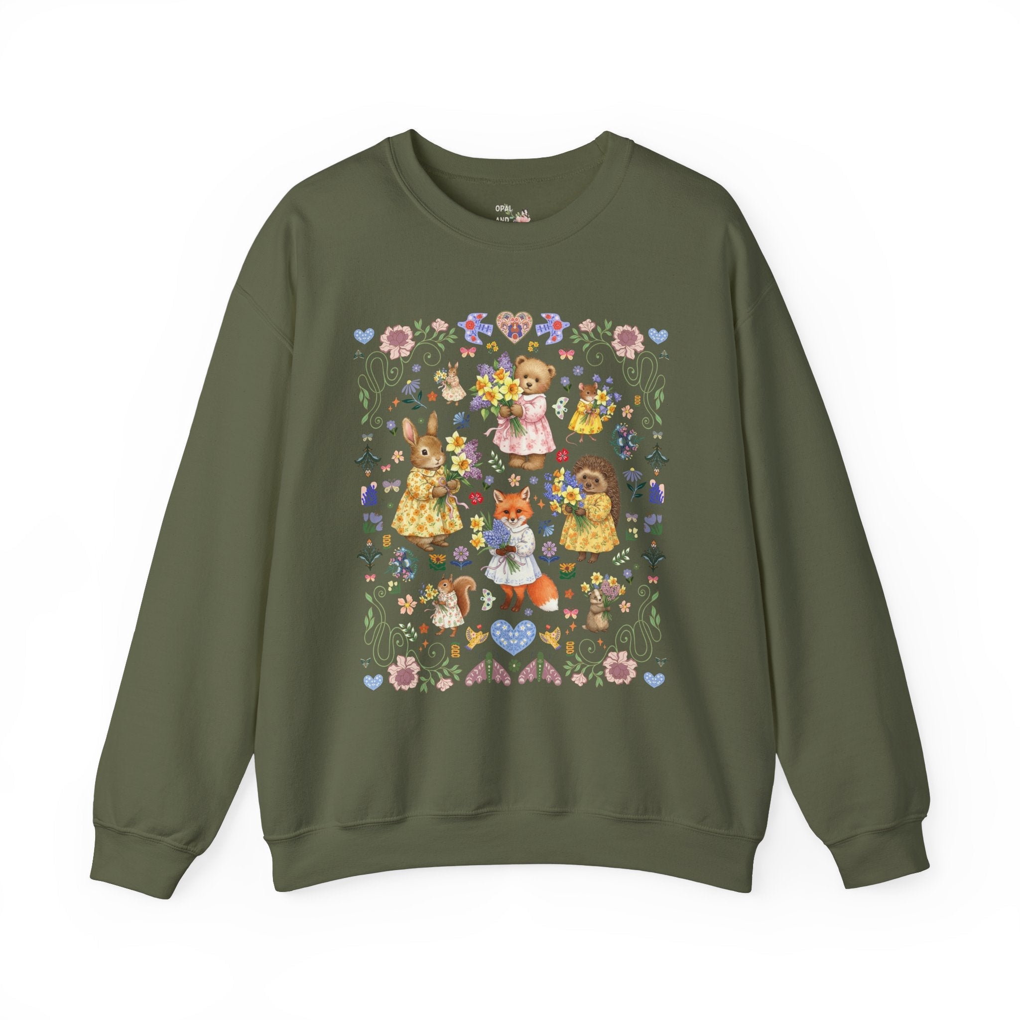 Goblincore Animal Lover Sweatshirt - Opal and June