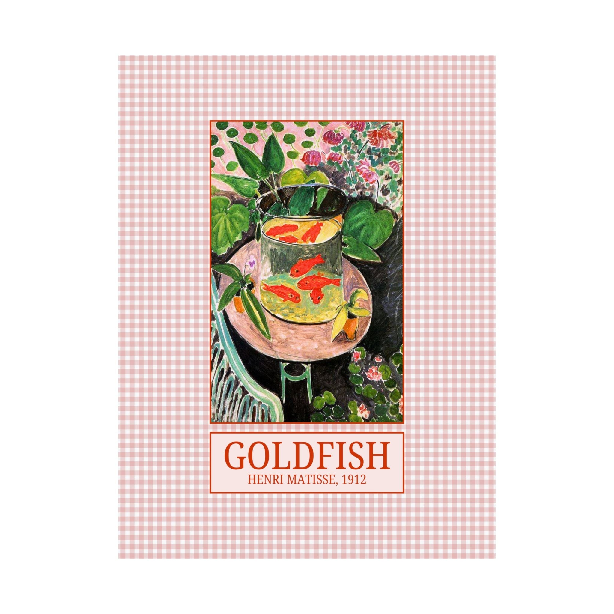Goldfish by Henri Matisse Art History Famous Painting, Colorful Art History Fauvism Artist Print, Colorful Nostalgic Goldfish Owner Gift - Opal and June