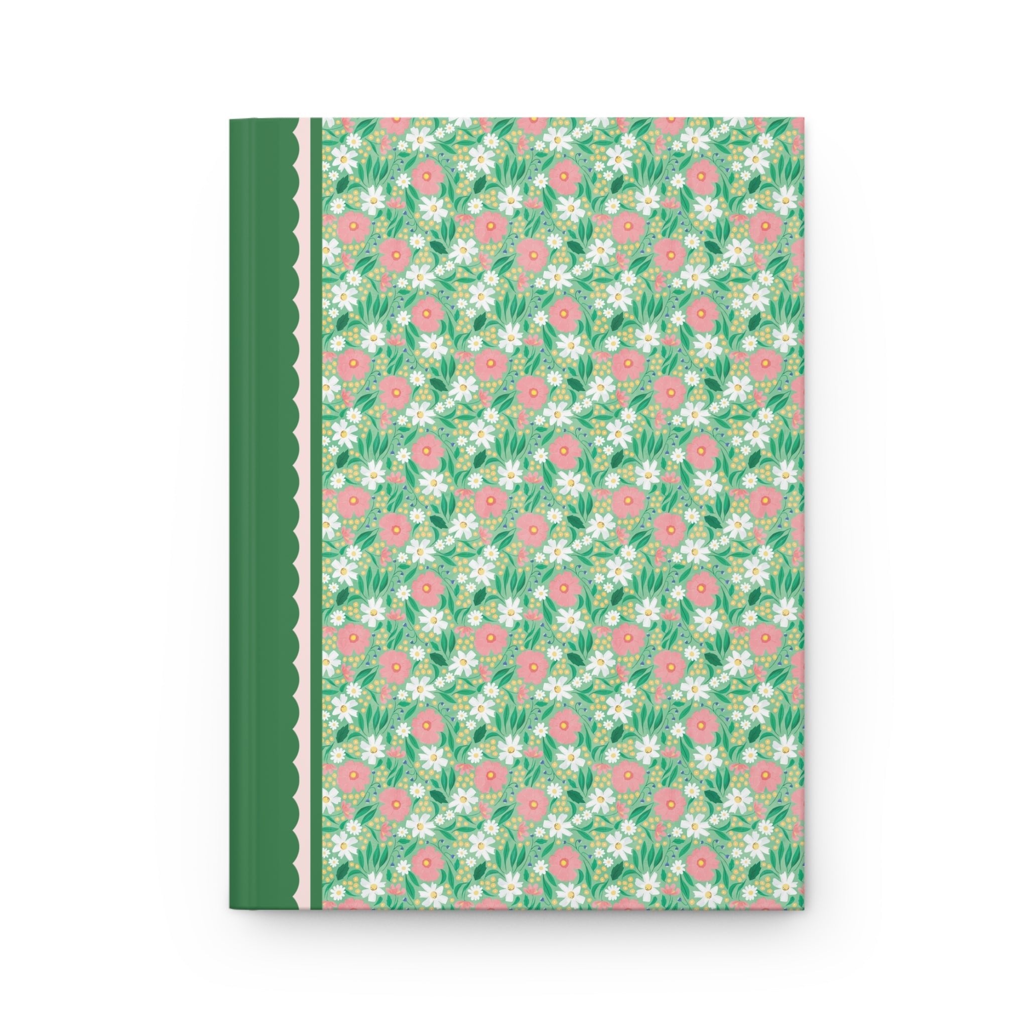 Green Floral Notebook - Opal and June