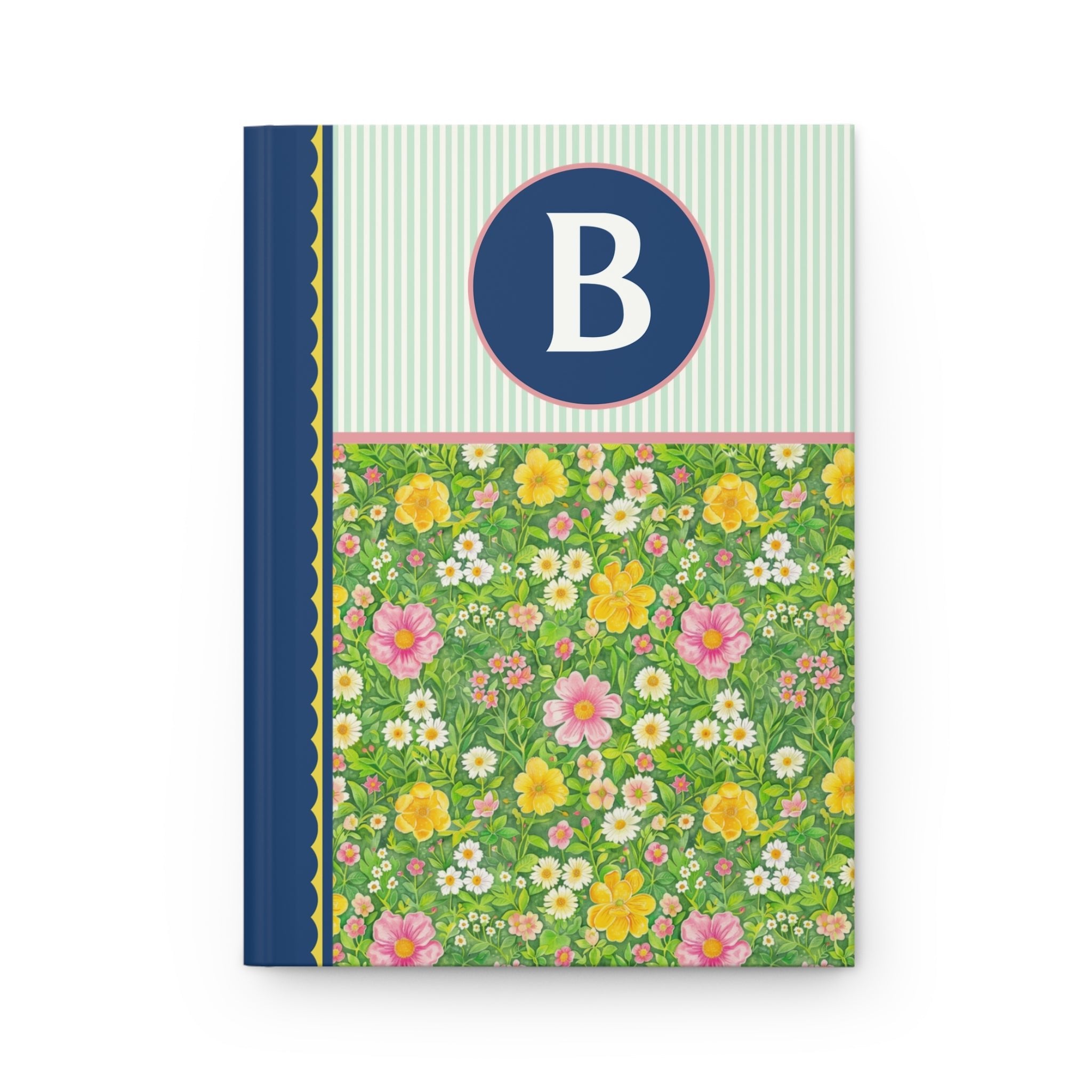 Green Flower Notebook: B - Opal and June