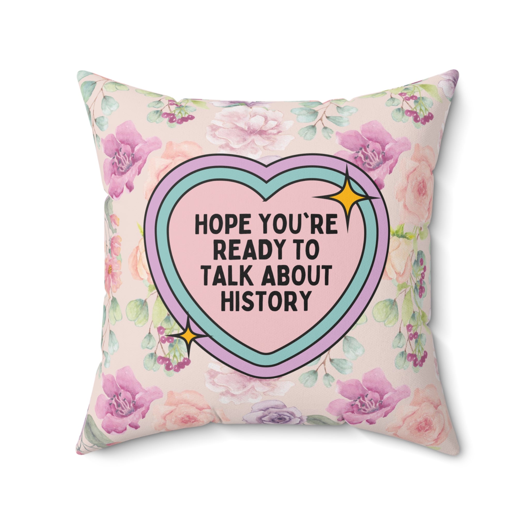 Groovy History Pillow - Opal and June