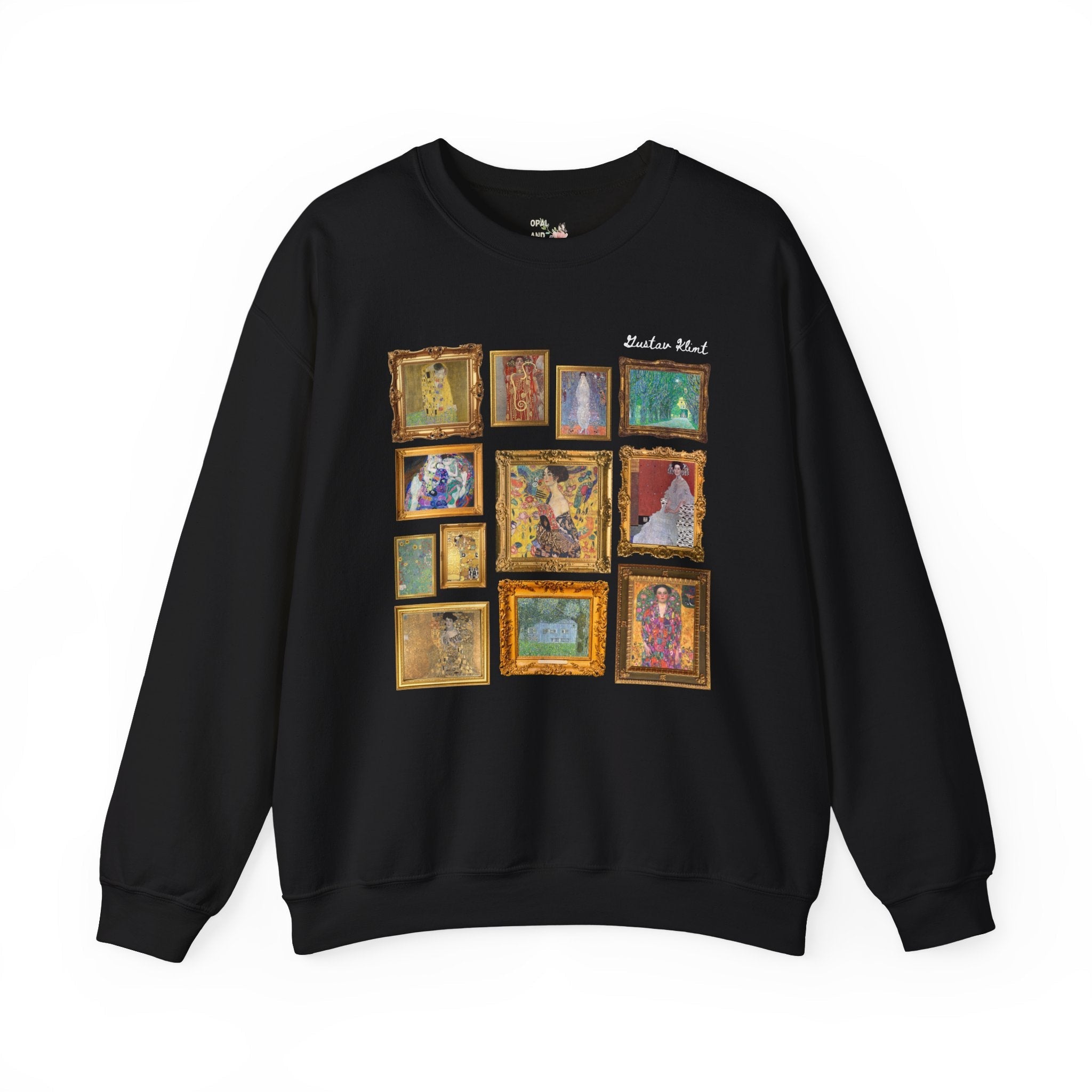 Gustav Klimt Art History Sweatshirt for Humanites Major, Art History Professor, The Kiss Painting, Symbolism Art Movement, Famous Paintings - Opal and June