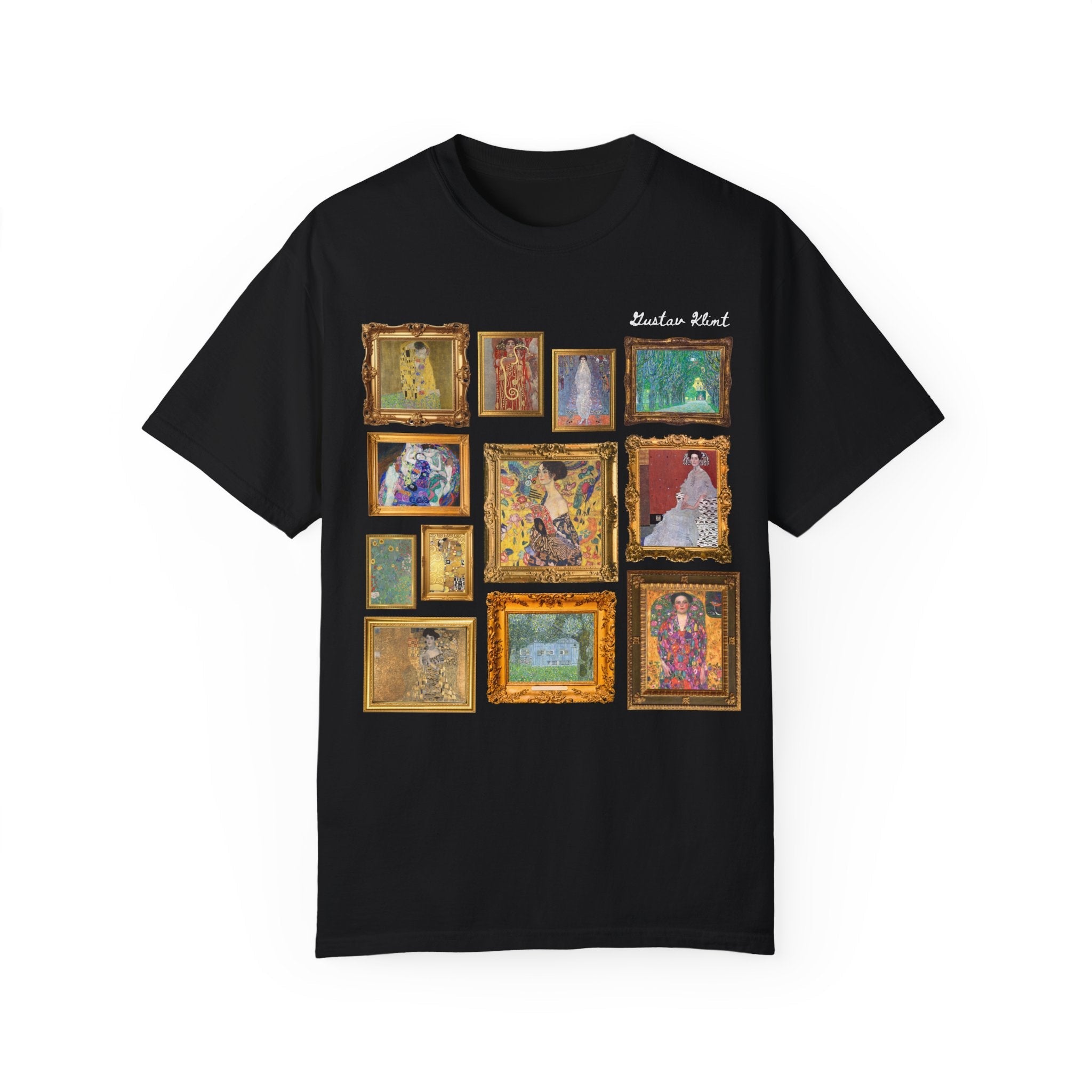 Gustav Klimt Art History Tee Shirt for Humanites Major, Art History Professor, The Kiss Painting, Symbolism Art Movement, Famous Paintings - Opal and June