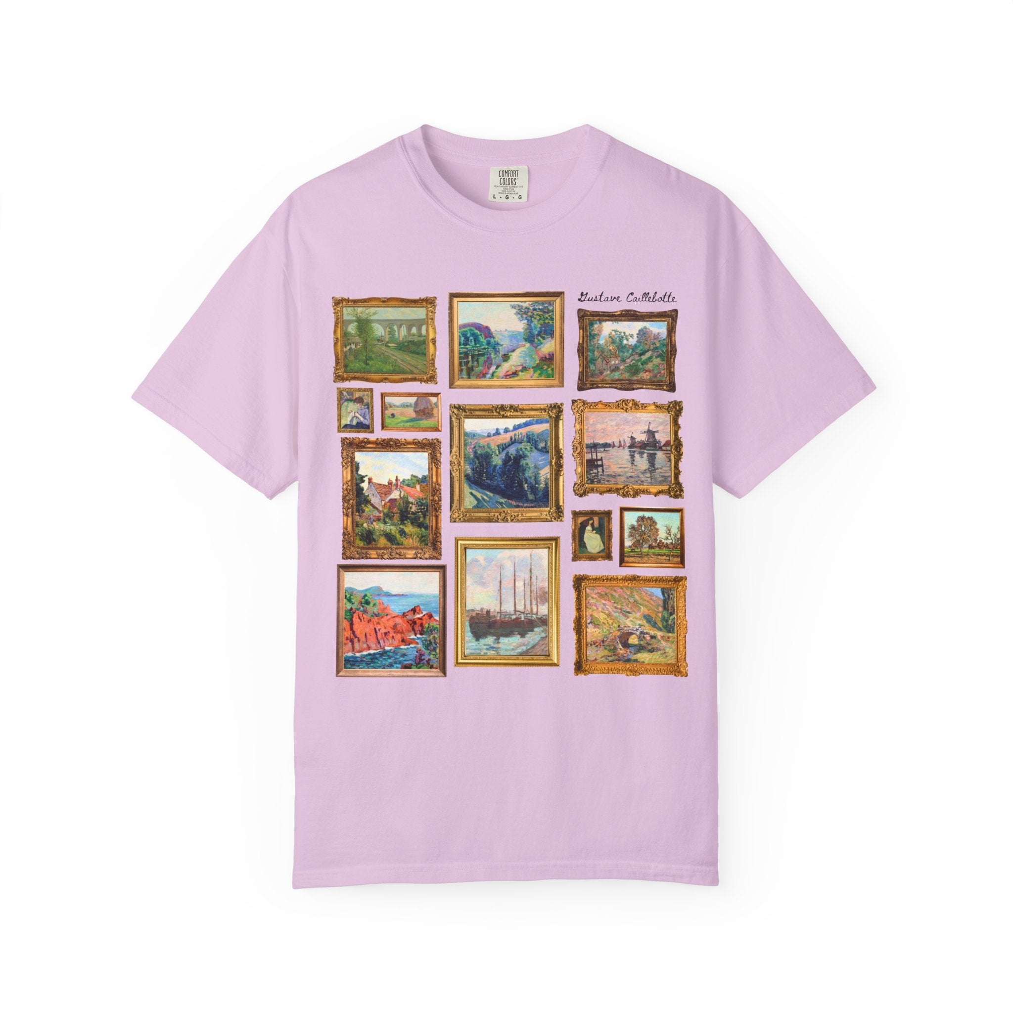 Gustave Caillebotte Art History Tee Shirt for Friend Who Loves Art, Museum Lover Gift, Impressionist and Realism 19th Century Art Movements - Opal and June